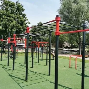a calisthenics park to do personal training , located in amsterdam west