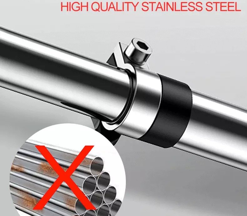 5. Strong Steel Construction. Made from stainless steel and carbon steel for strength and durability. Built to withstand repeated use and the demands of regular home training.