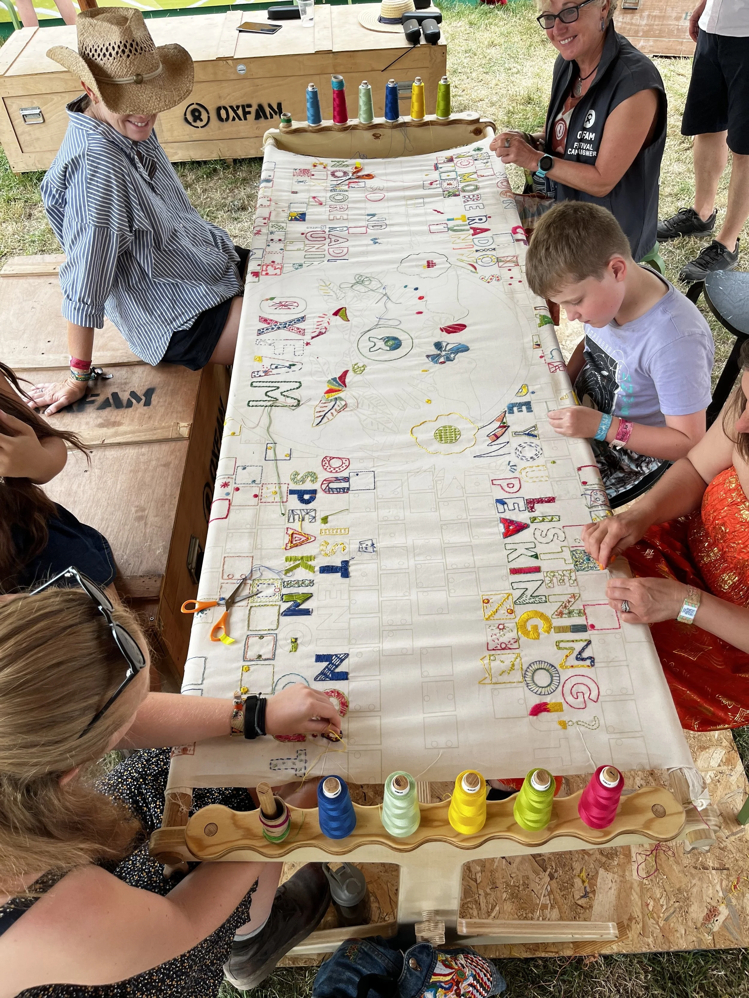 No More Radio Silence campaign: Oxfam Milaya Project 2025 Glastonbury Festival