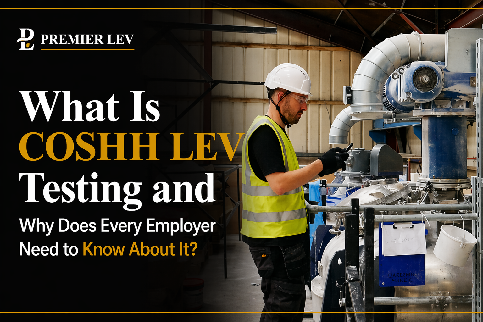 What Is COSHH LEV Testing and Why Does Every Employer Need to Know About It?