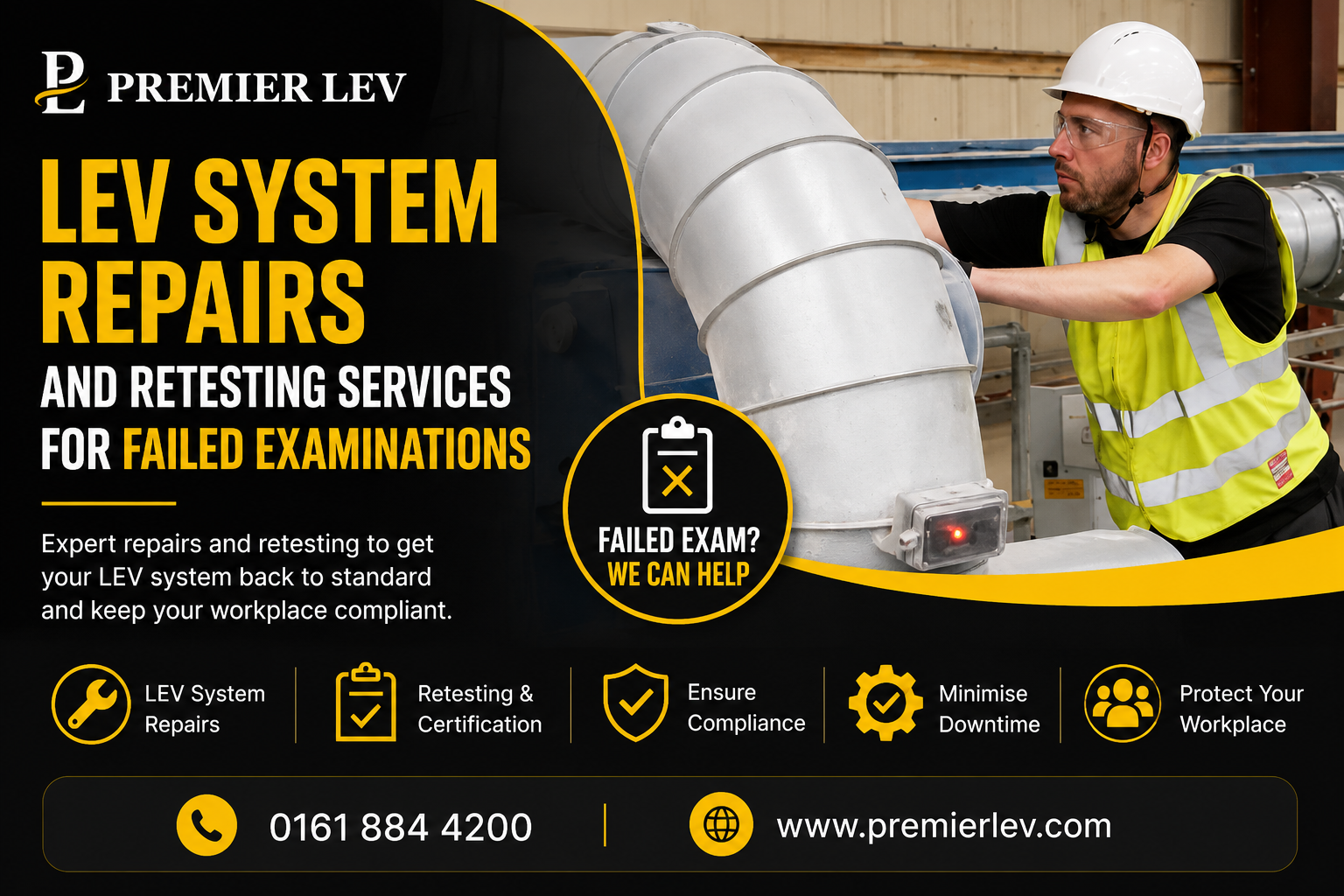 LEV System Repairs and Retesting Services for Failed Examinations