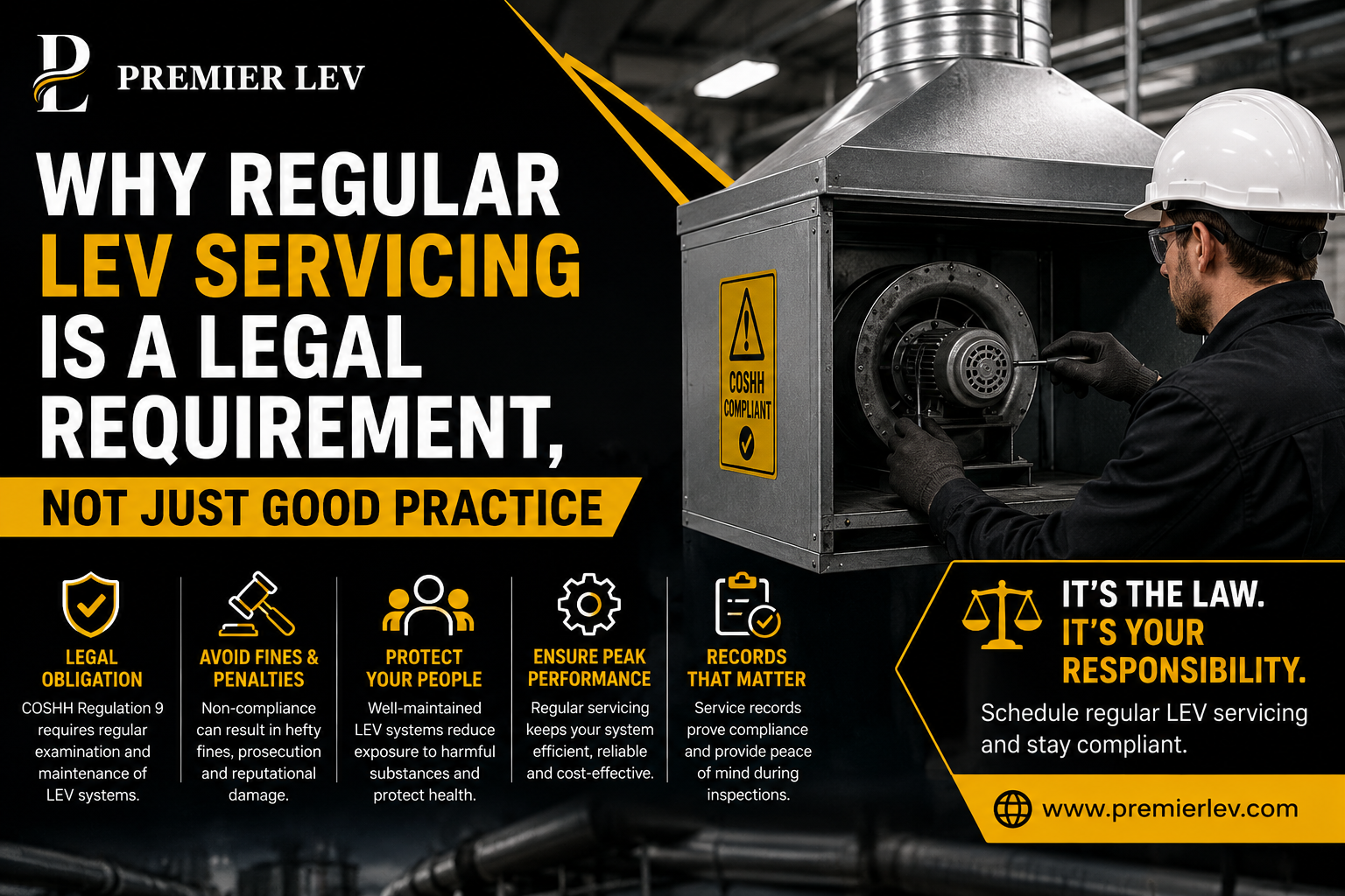 Why Regular LEV Servicing Is a Legal Requirement, Not Just Good Practice