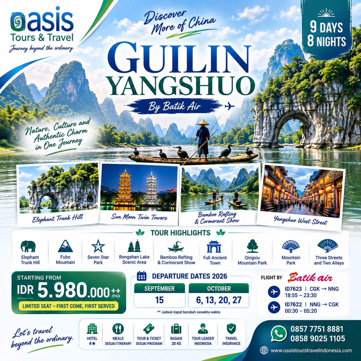 Guilin – Yangshuo | 9 Days 8 Nights