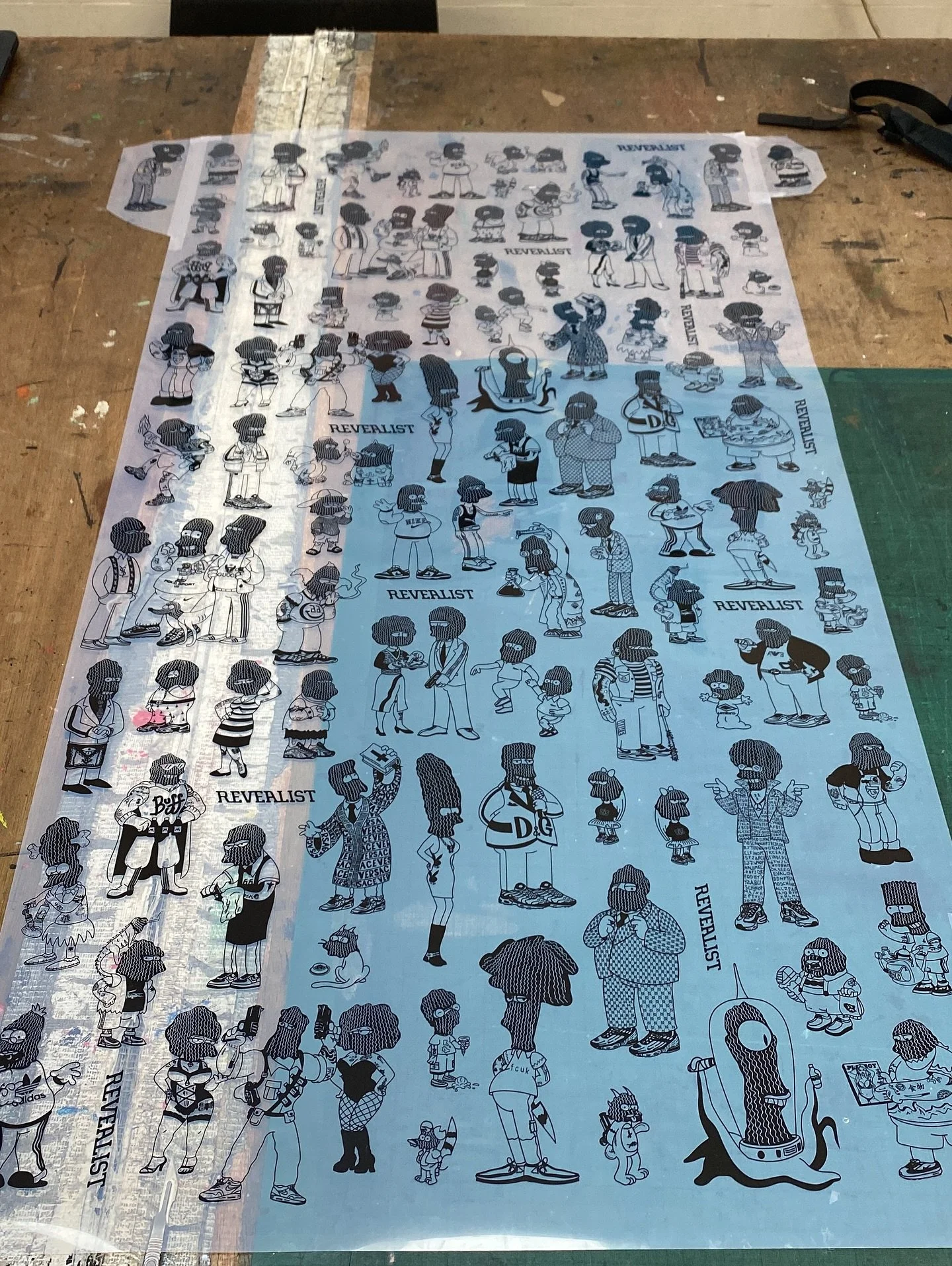 Now please forgive me for not having any satisfying videos of the printing process 

Was beaming with the result I can&rsquo;t lie. I will show you a video of the finished piece going through the dryer on the next post

Safe