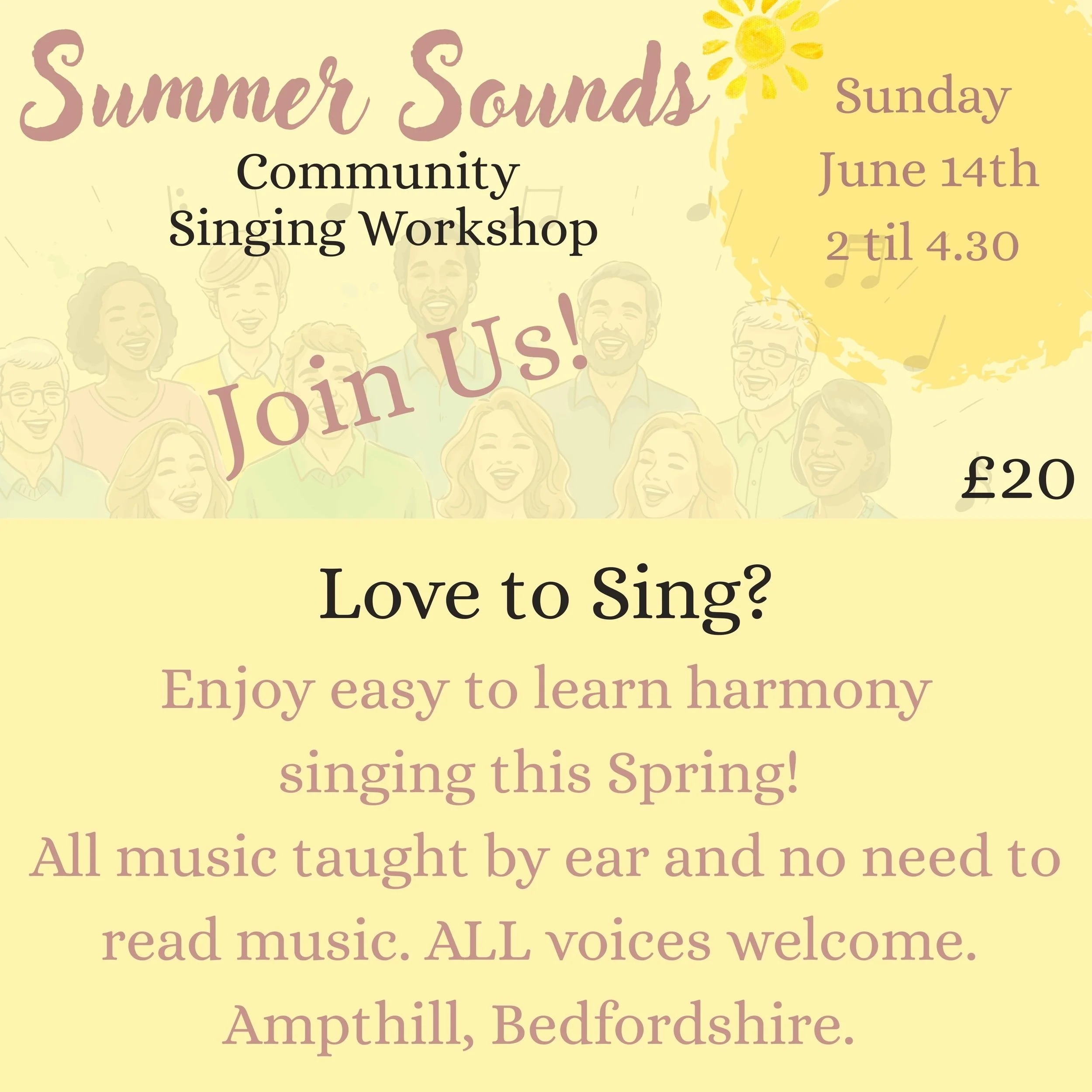 Summer Sounds Workshop -  14th June 2026