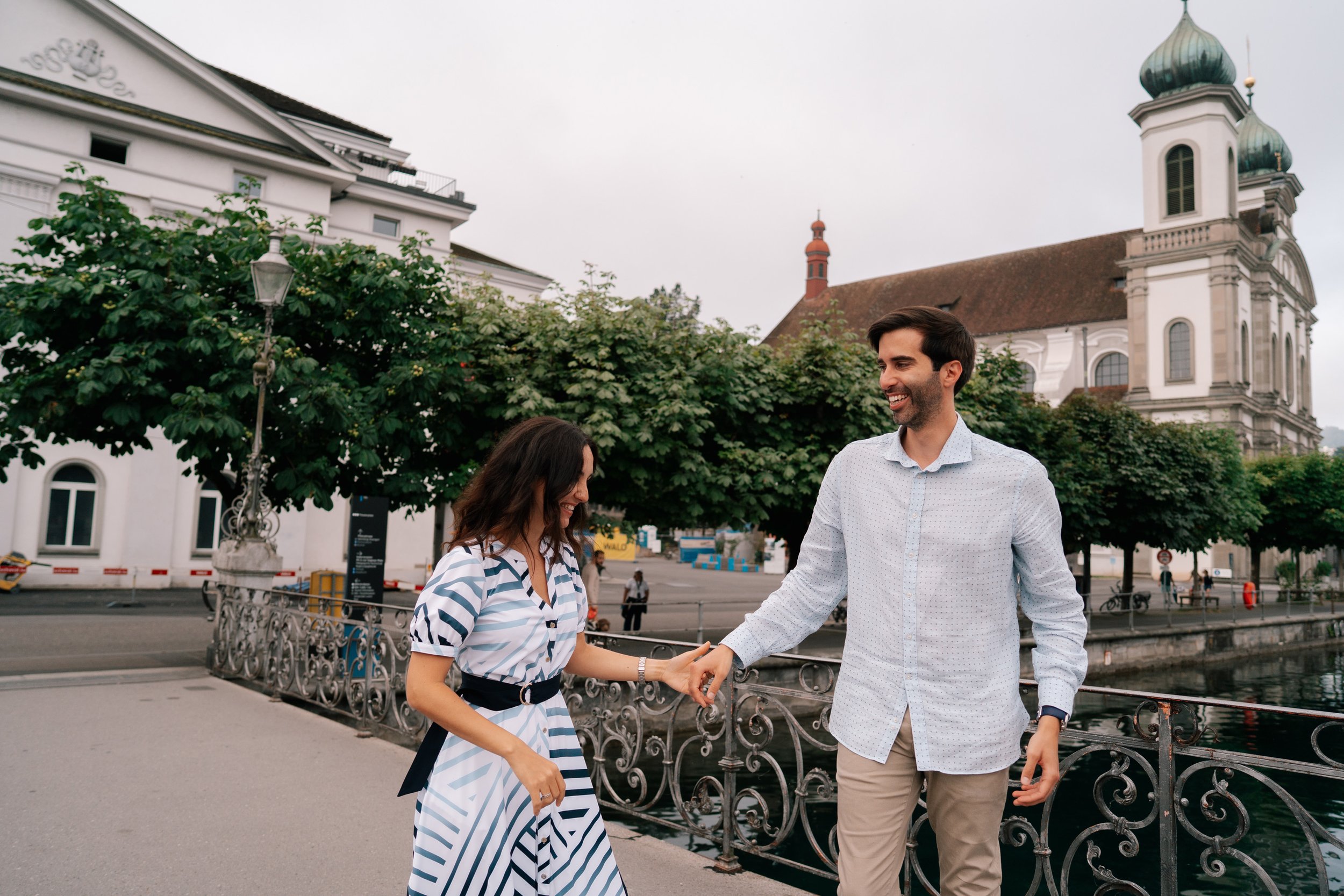 Lakeside Romance in Lucerne | Switzerland Couple Session