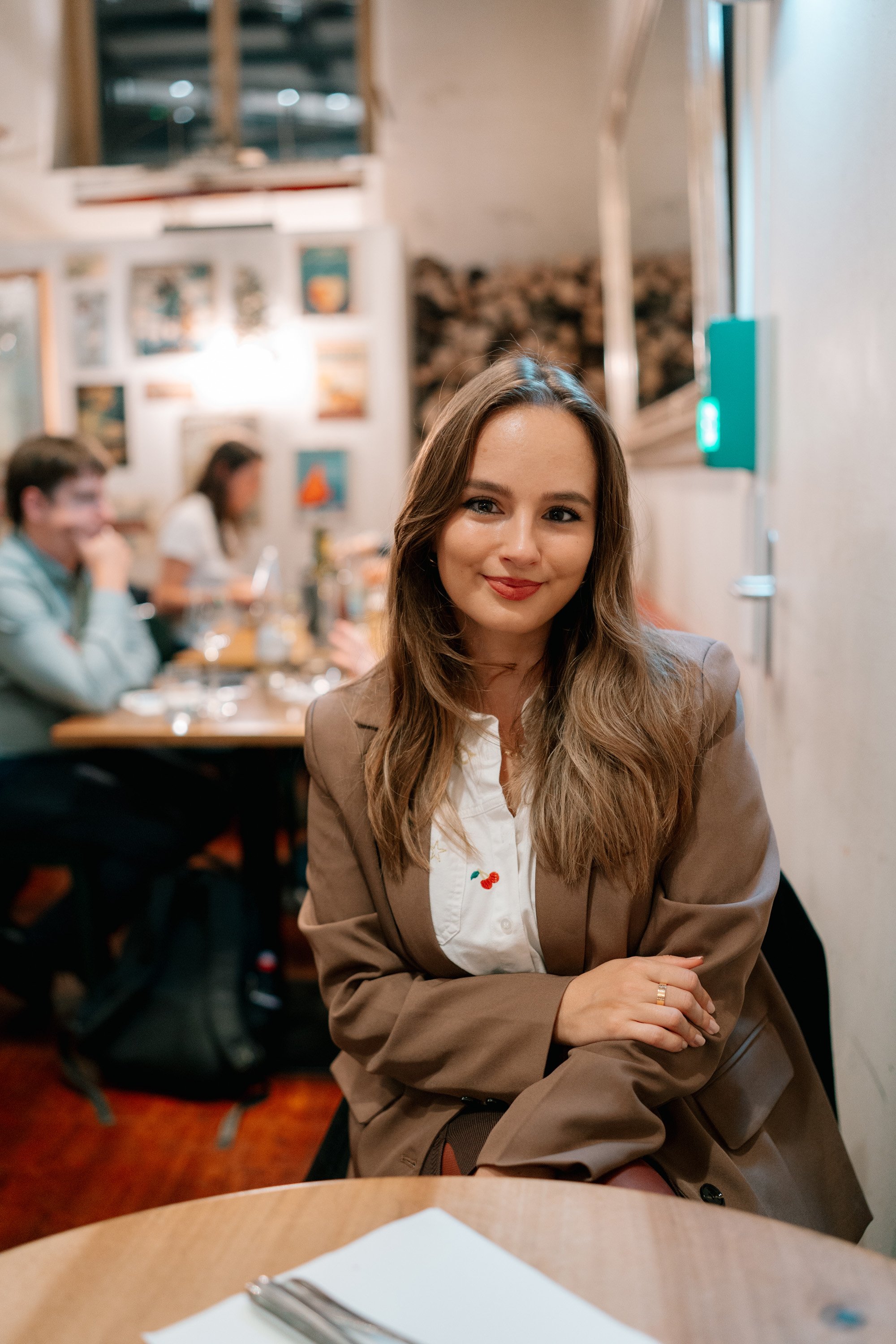 Woman in Lotti Restaurant Zurich