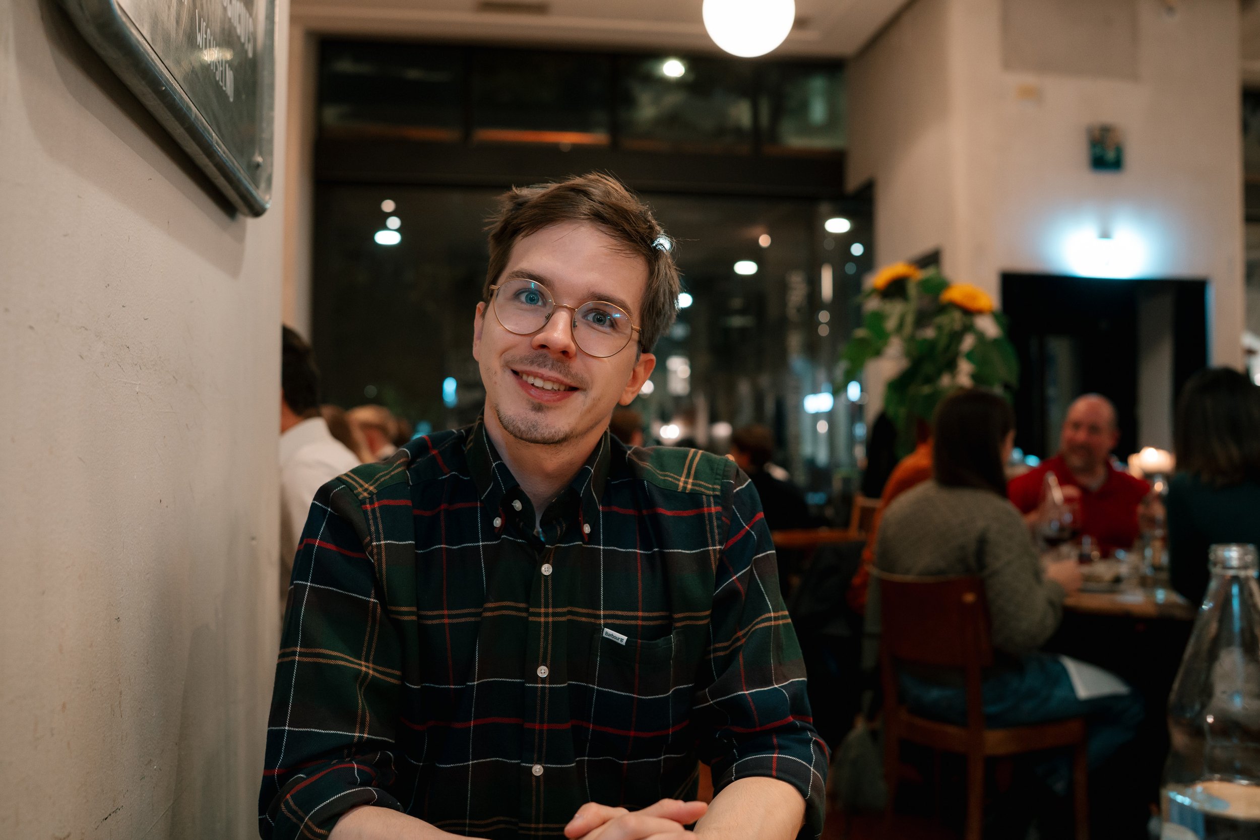 Man in Lotti Restaurant Zurich