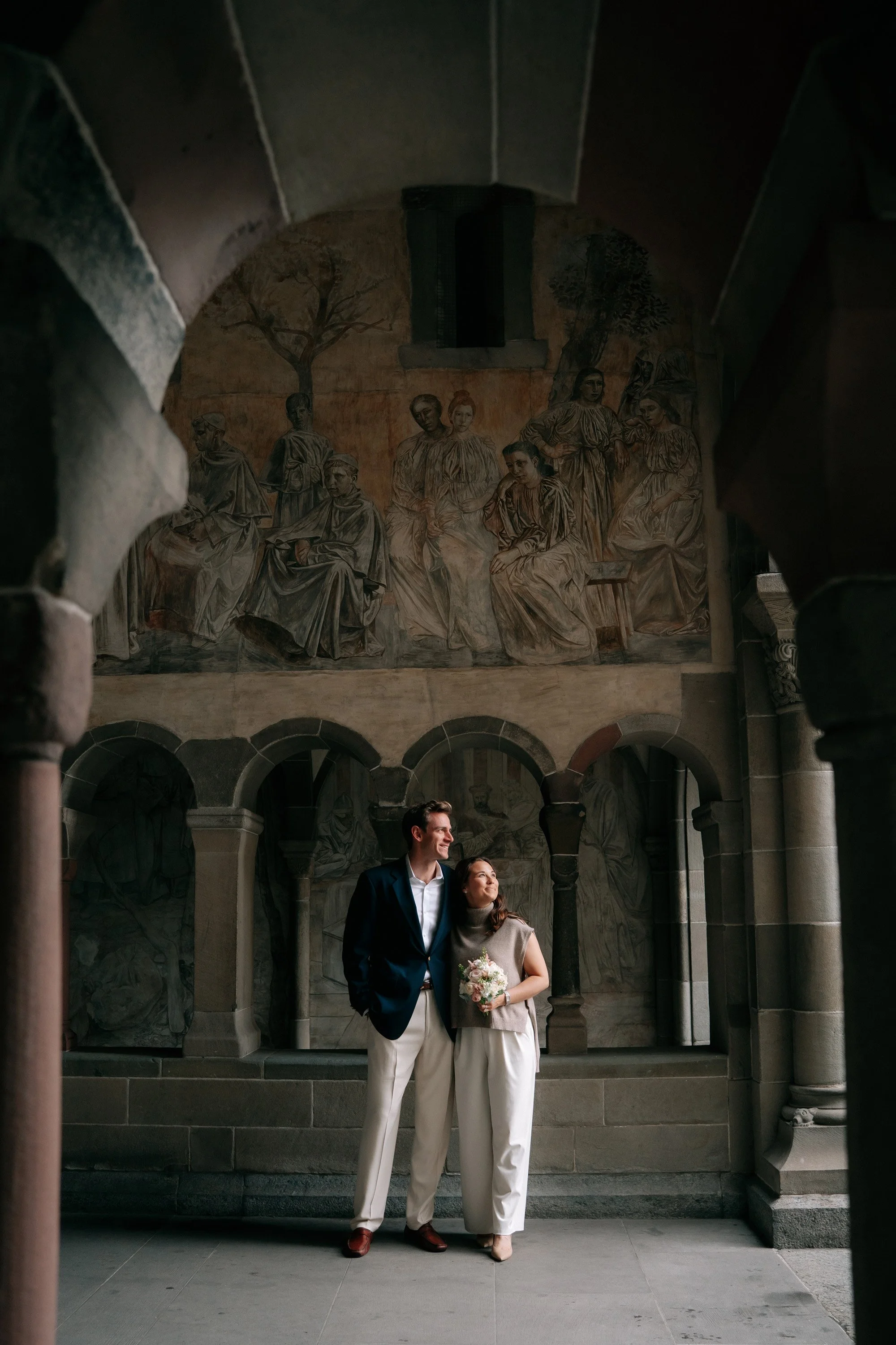 Bride and Groom Interior at Stadthaus