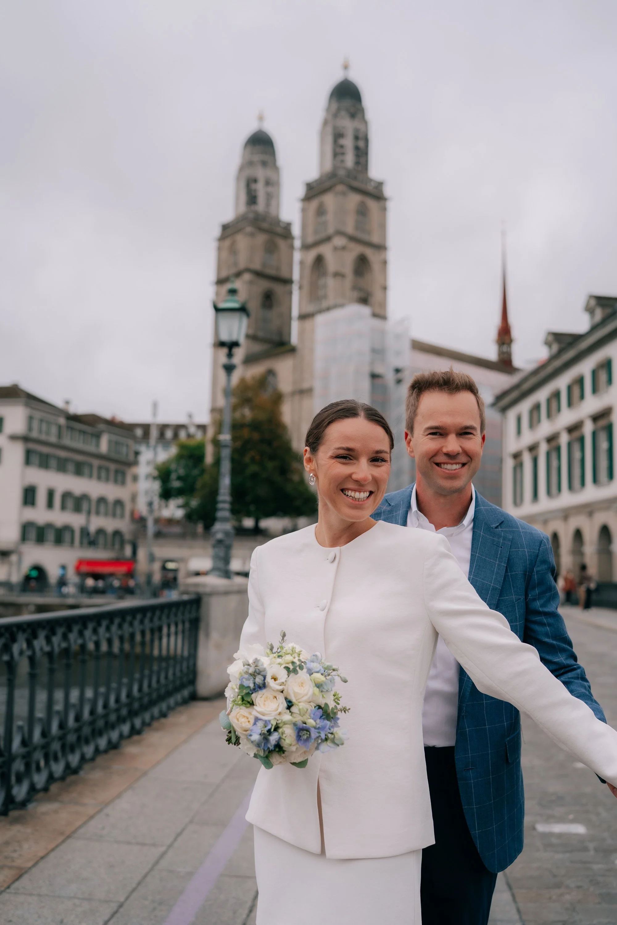Zurich River Wedding Photoshoot