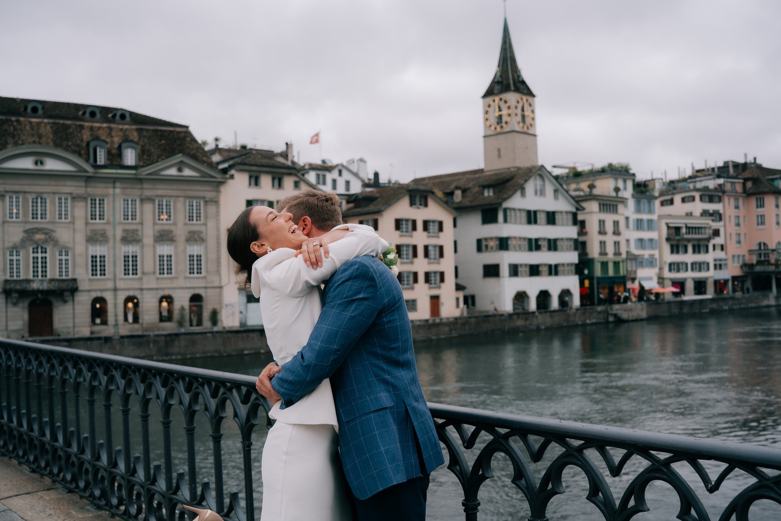 Zurich Cityscape Wedding Photography