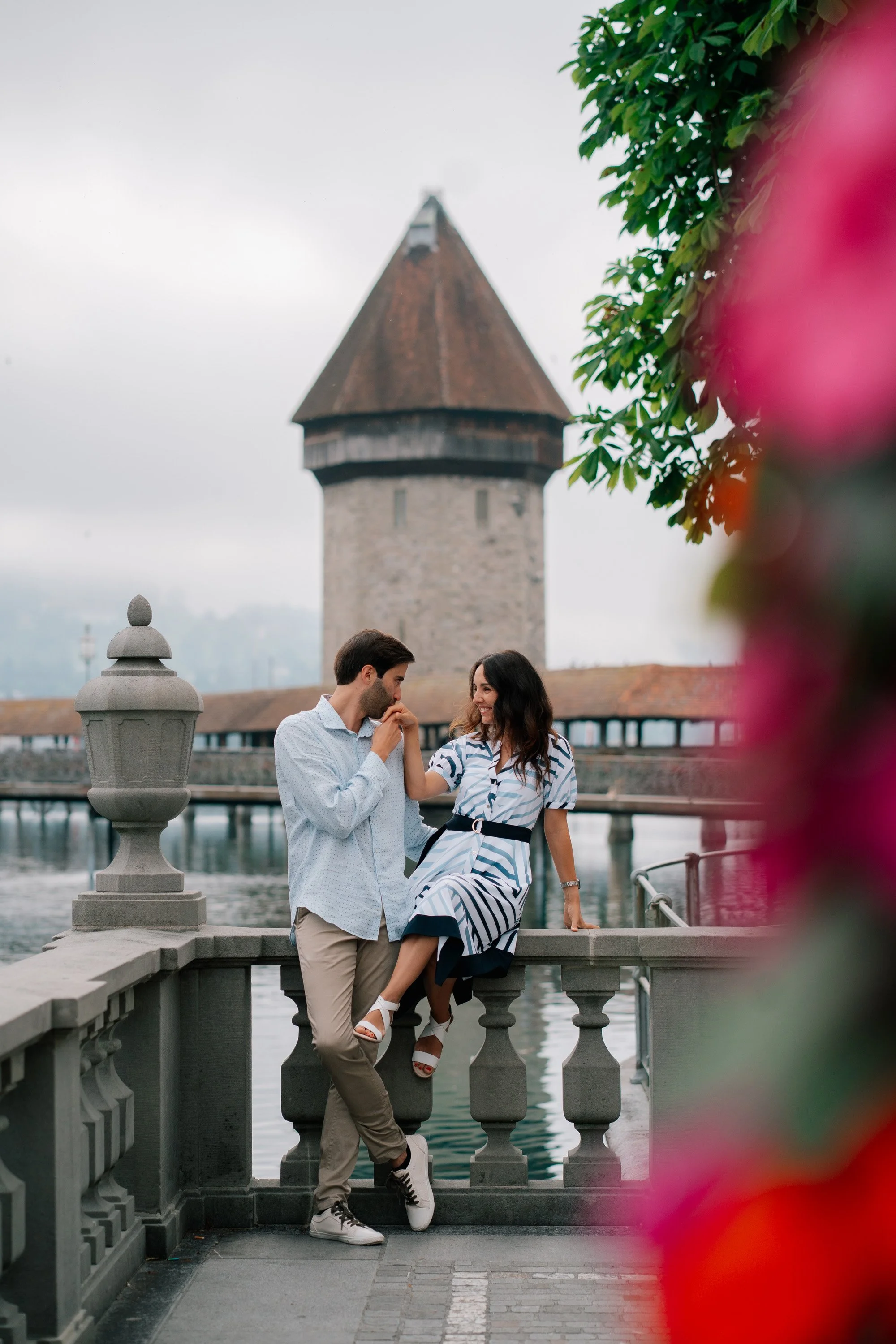 Swiss Vacation Couple Session | Lucerne Floral Corners