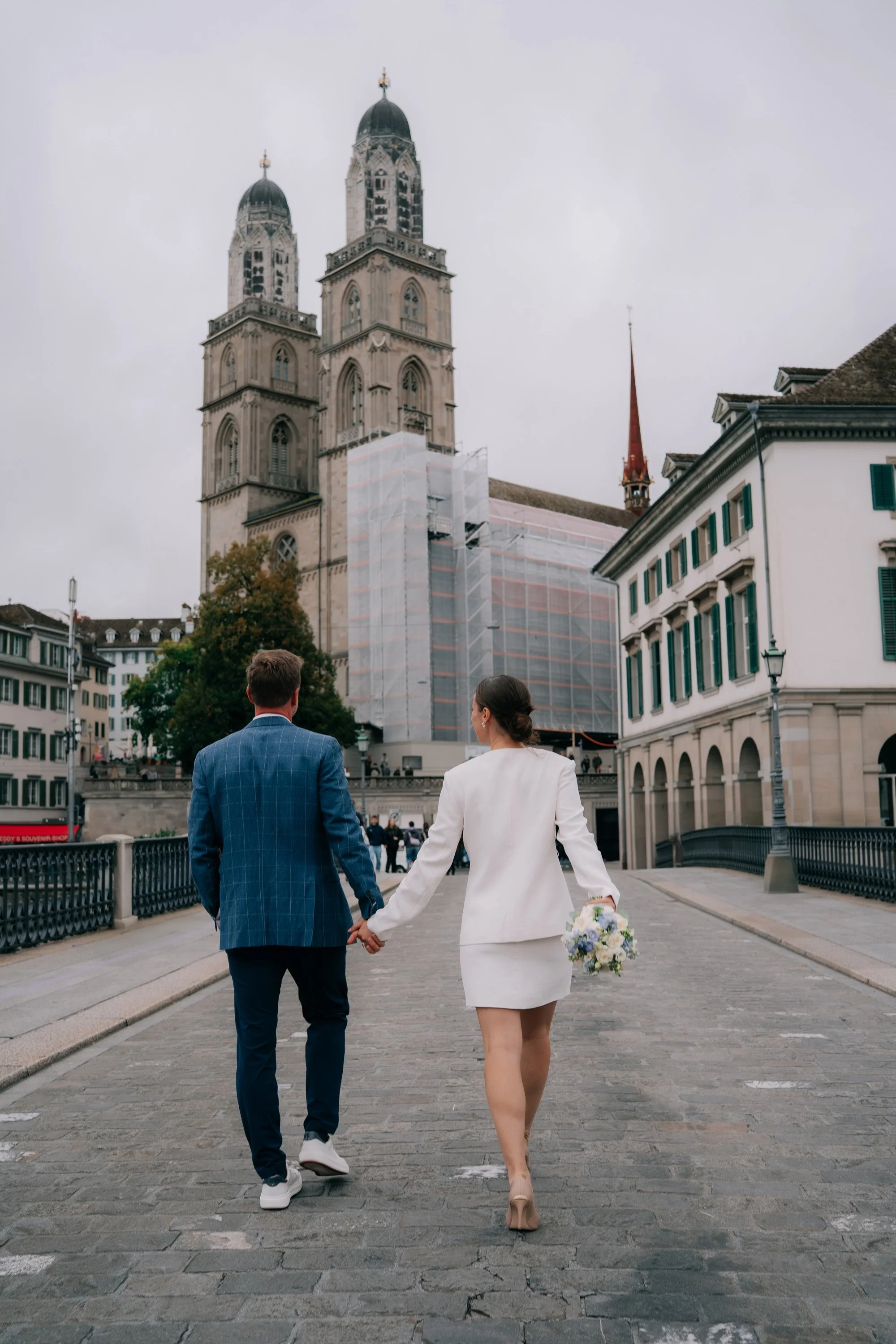 Grossmünster Views for Couple Portraits