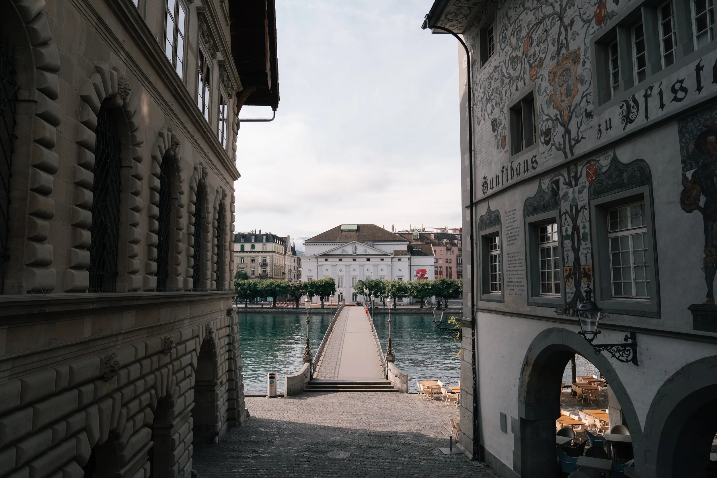 Lucerne Rathaus and River View | Switzerland Travel Photography