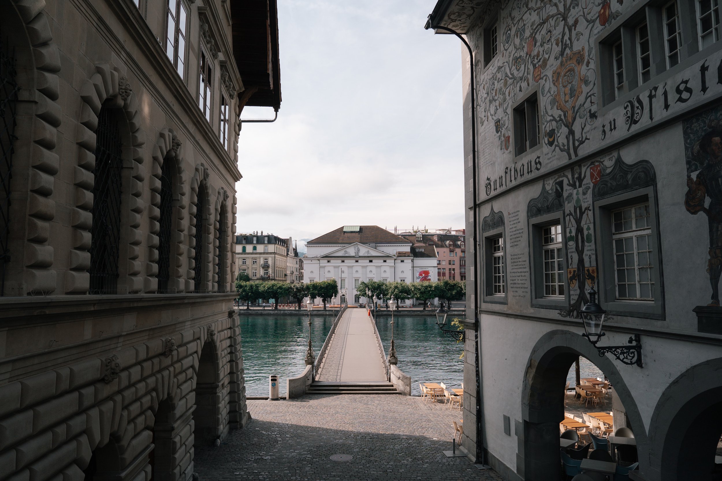 Lucerne Rathaus and River View | Switzerland Travel Photography