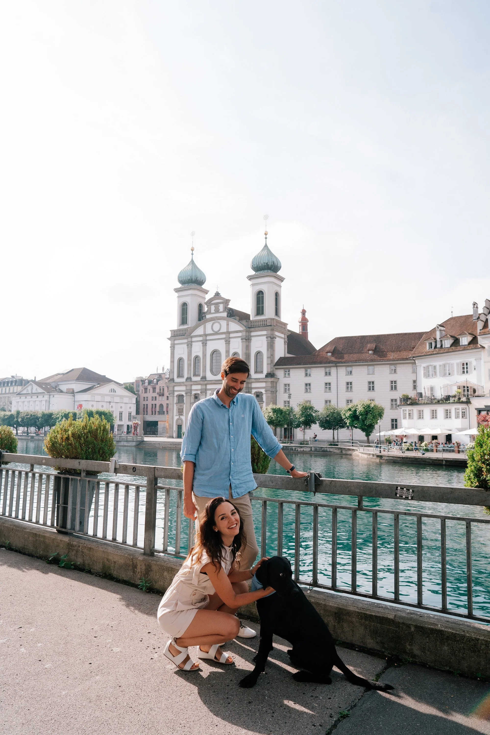 Lucerne Pet-Friendly Vacation Photography | Couple Session Switzerland