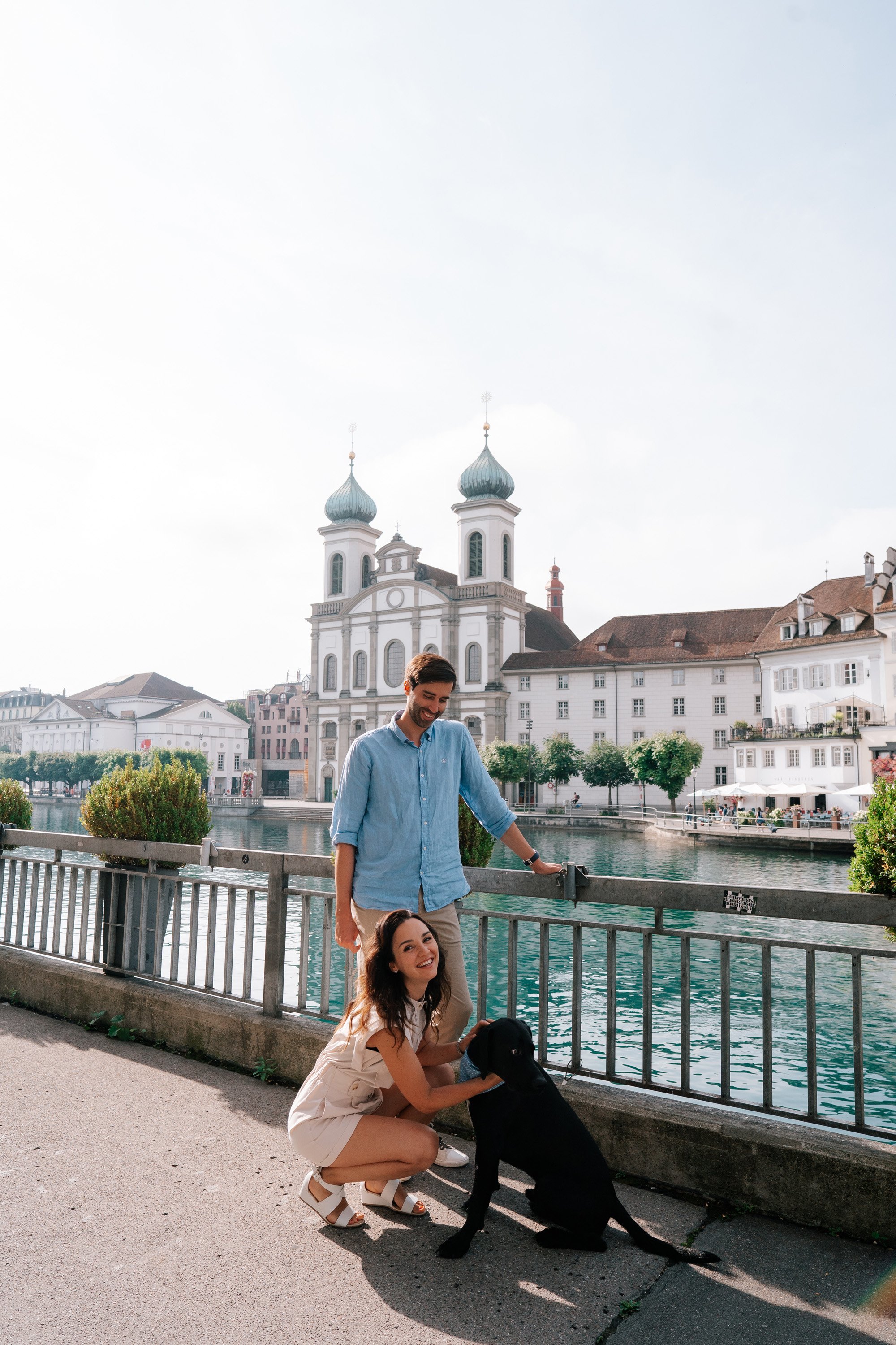 Lucerne Pet-Friendly Vacation Photography | Couple Session Switzerland
