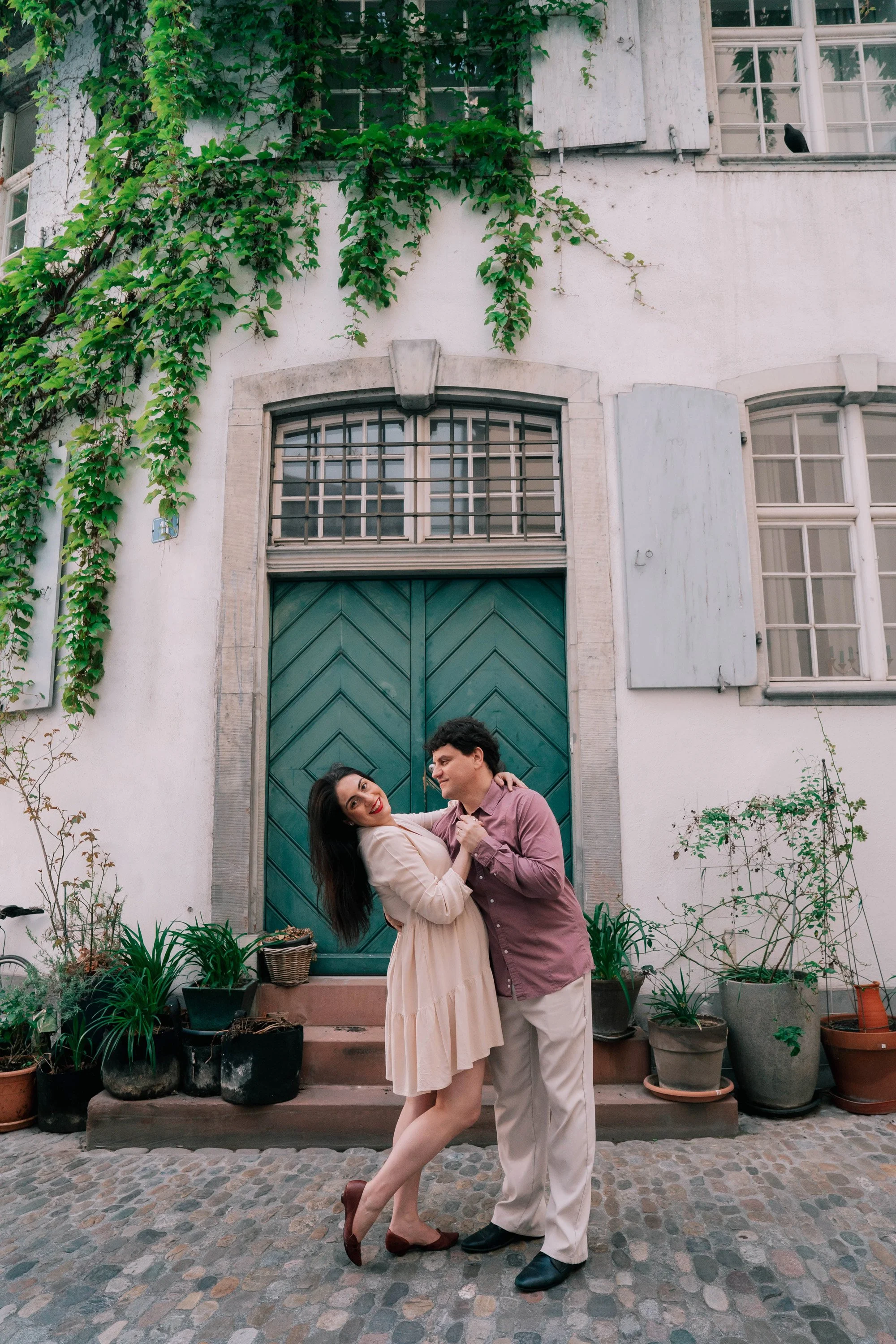 Maternity Photoshoot Old Town Basel, Switzerland