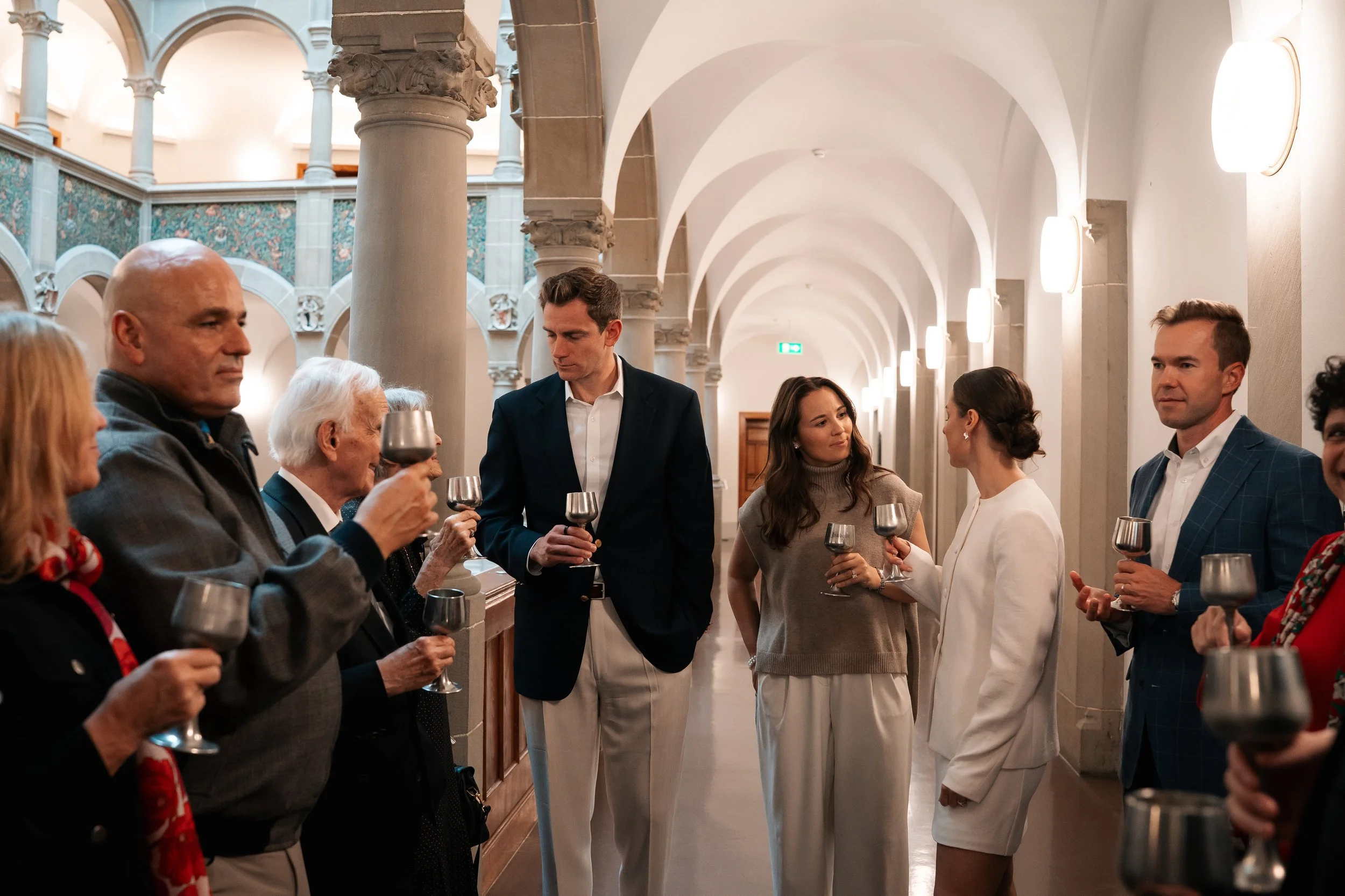 Civil Ceremony Photography at Stadthaus Zurich