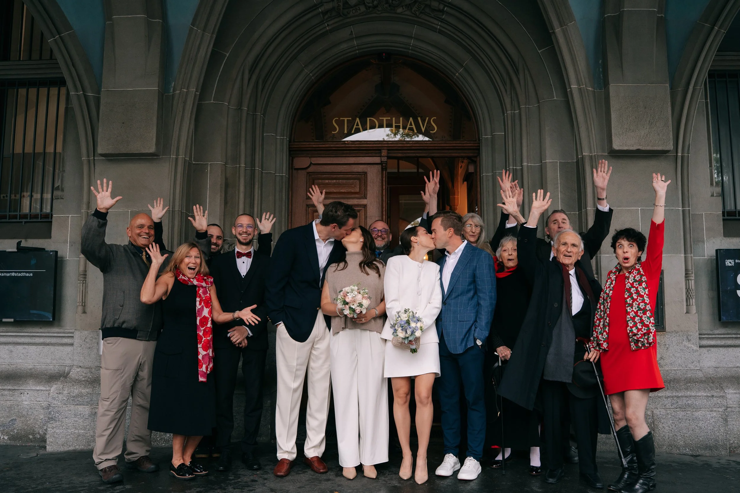 Zurich Wedding Photographer Exterior Family Portraits