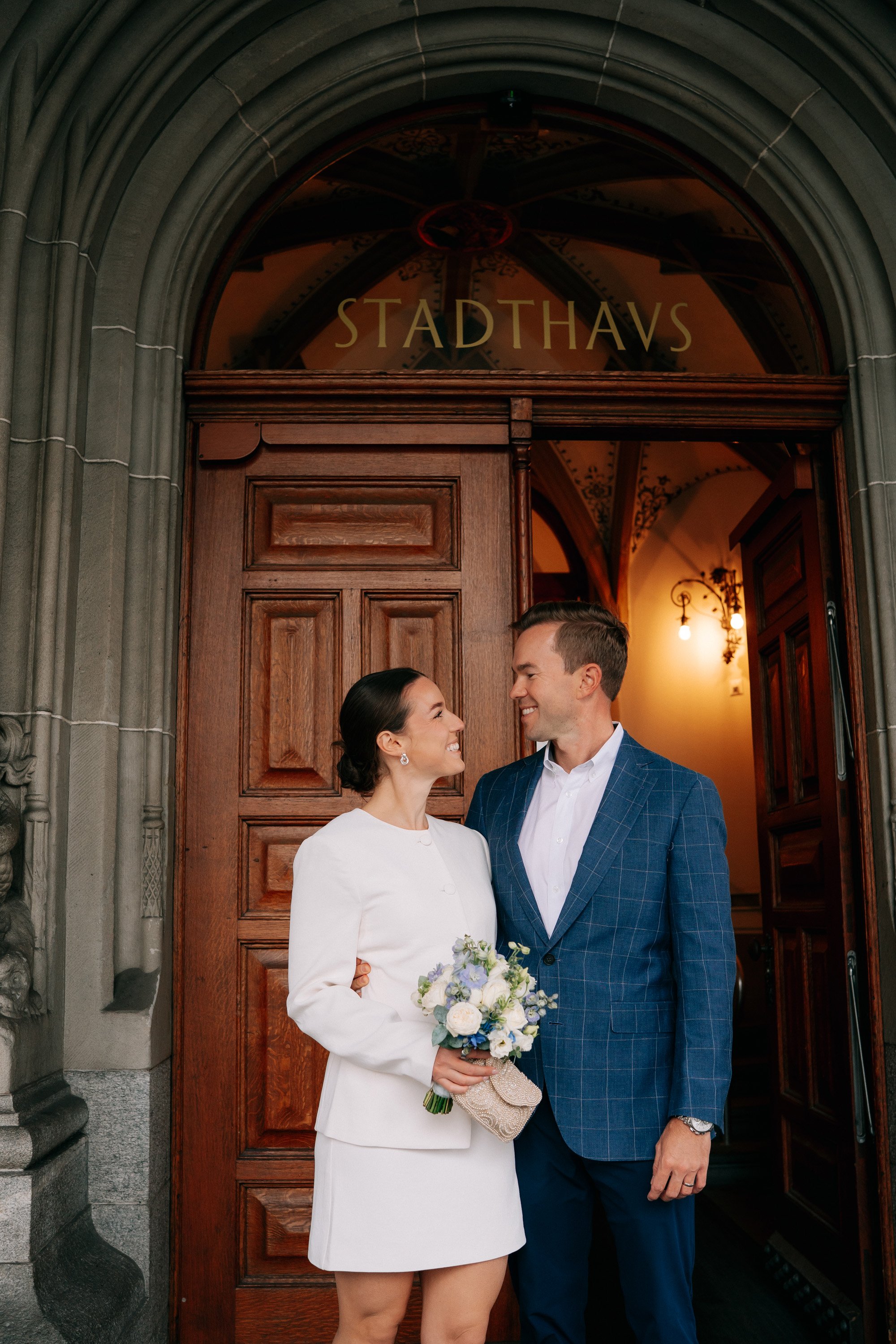 Swiss Wedding Photography in the City Center