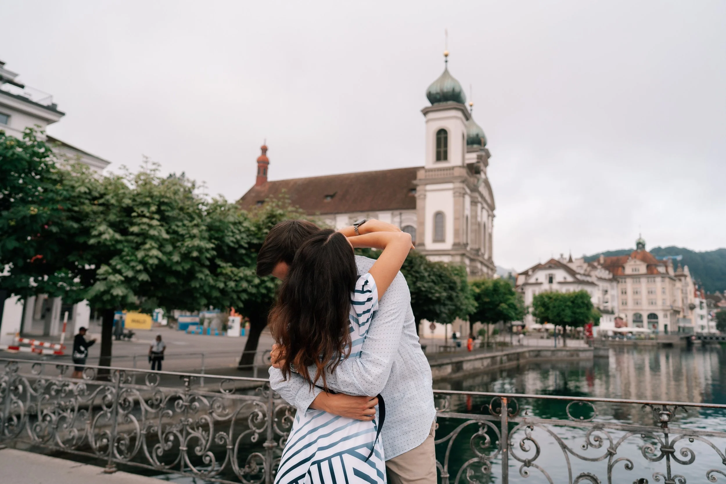 Lucerne Scenery Couple Photography | Switzerland Vacation Moments
