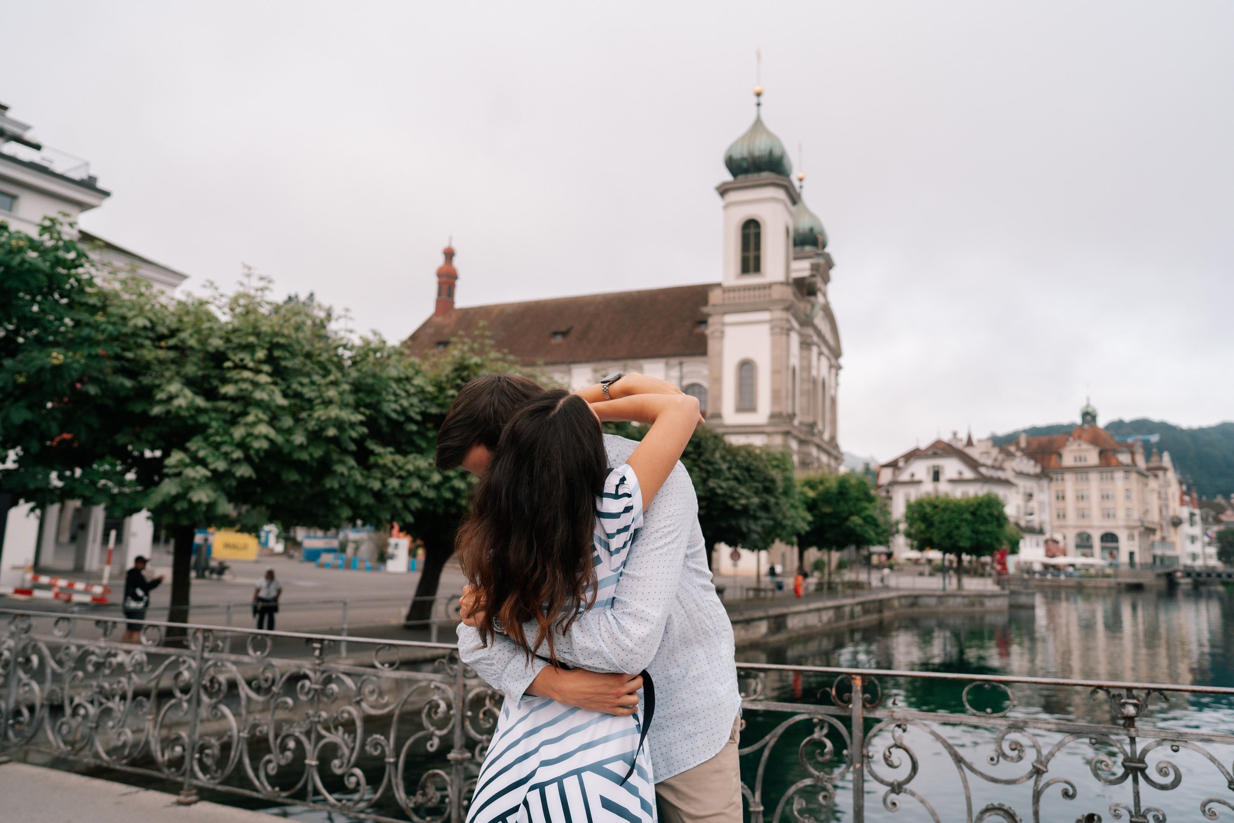 Lucerne Scenery Couple Photography | Switzerland Vacation Moments