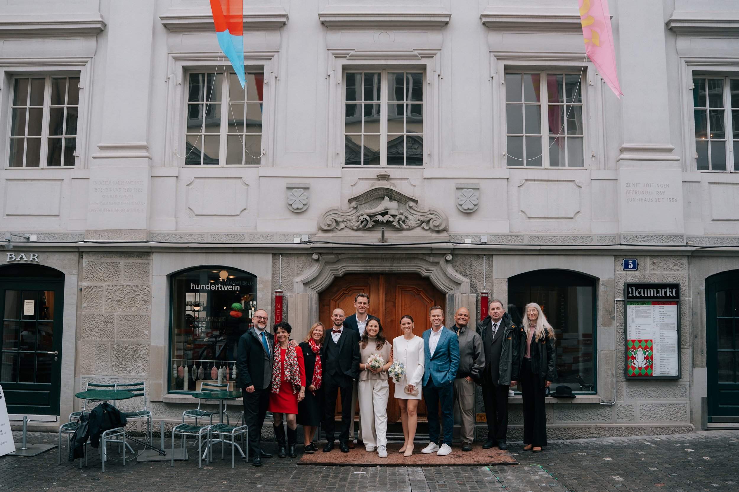 Family Wedding Portrait in Zurich