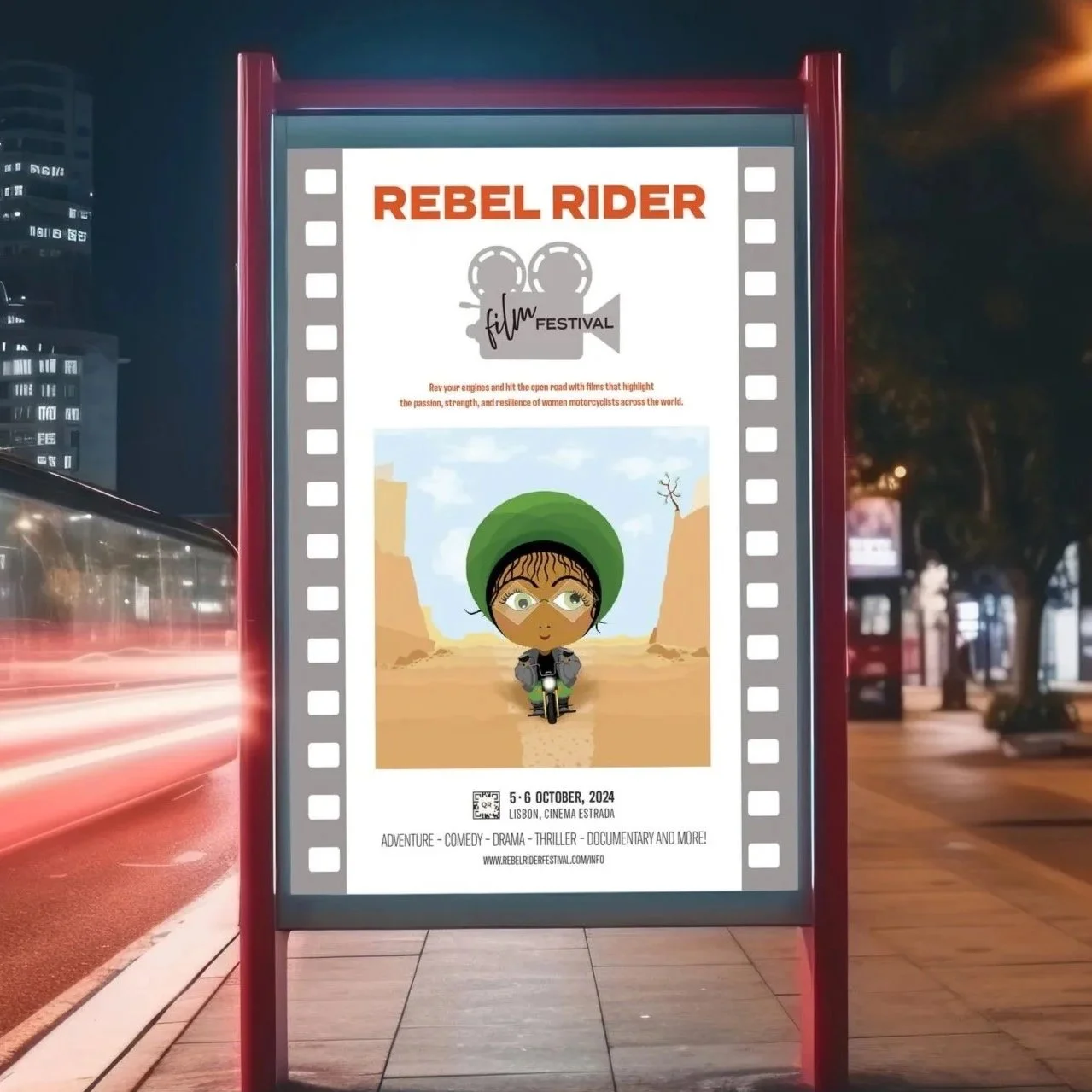 Film Festival Ad Illustration