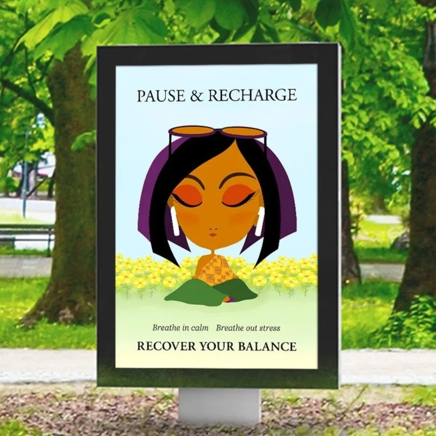 Wellness Poster Illustration