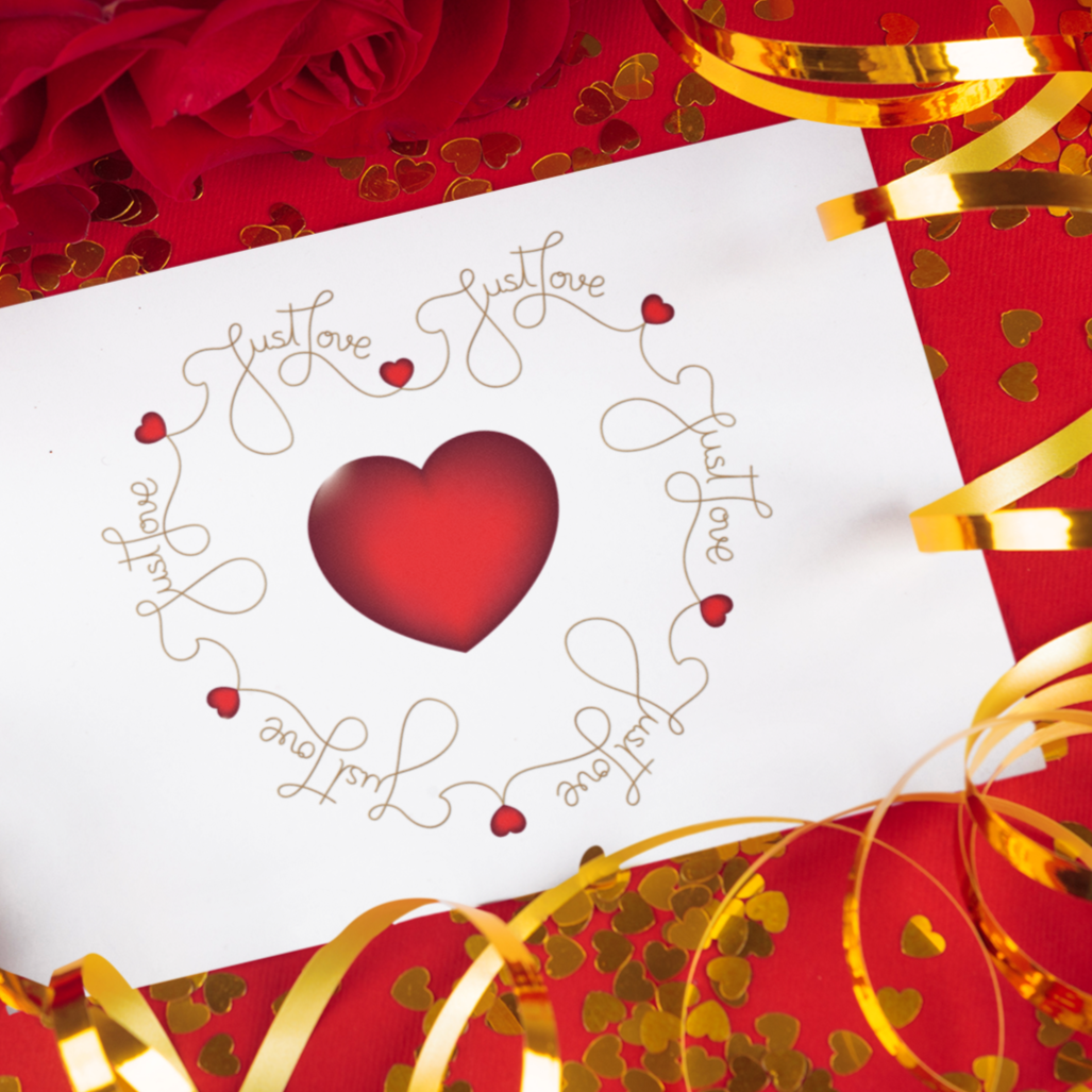 "Just Love" card