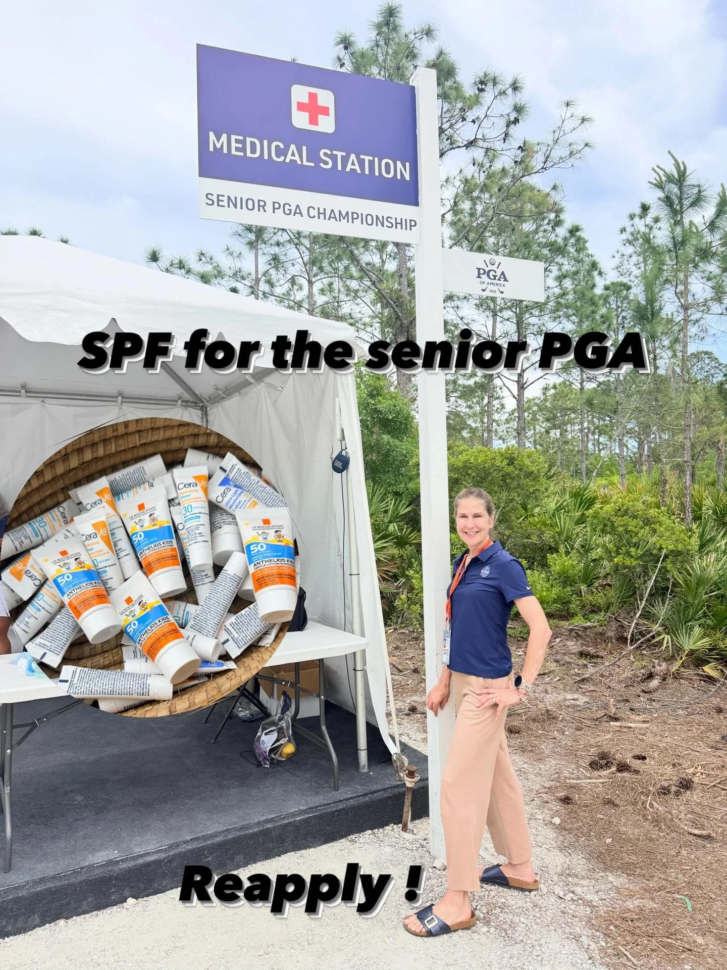 Spring in Florida !! SPF 30+ and reapply so you can enjoy all 18 !! #skinvitalitymd #seniorpgachampionship #concessionsgolfcourse The Art &amp; Science of Healthy Skin  Do Good !