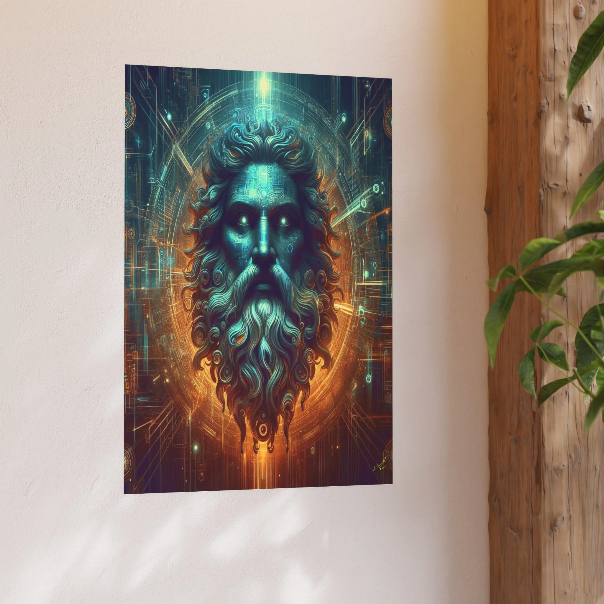 Zeus: The Circuit of Divinity - 24x36 Poster Print