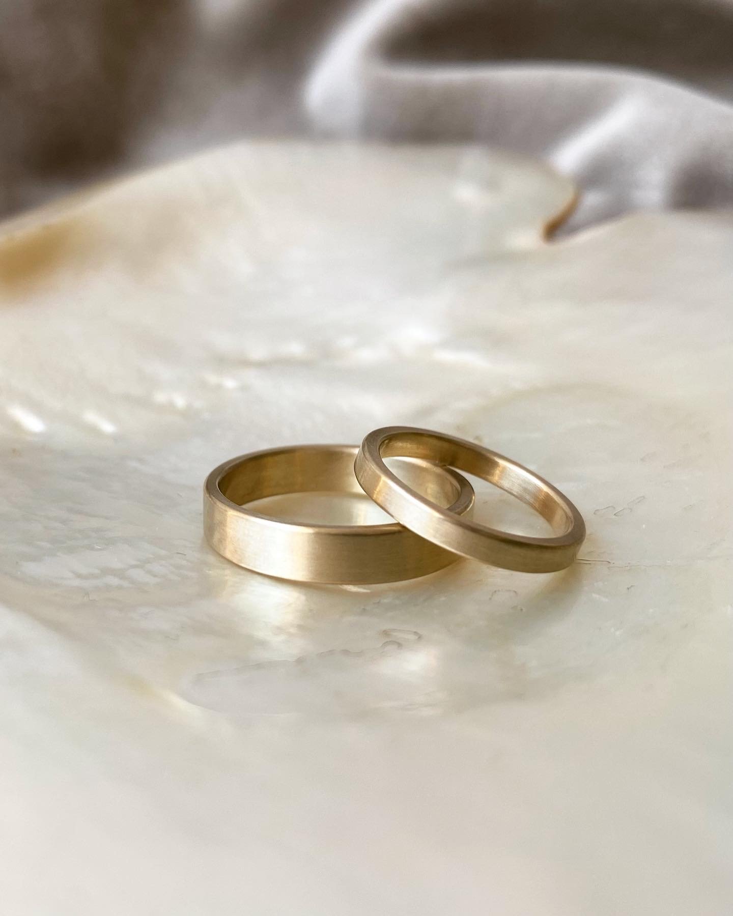 håndlavede vielsesringe