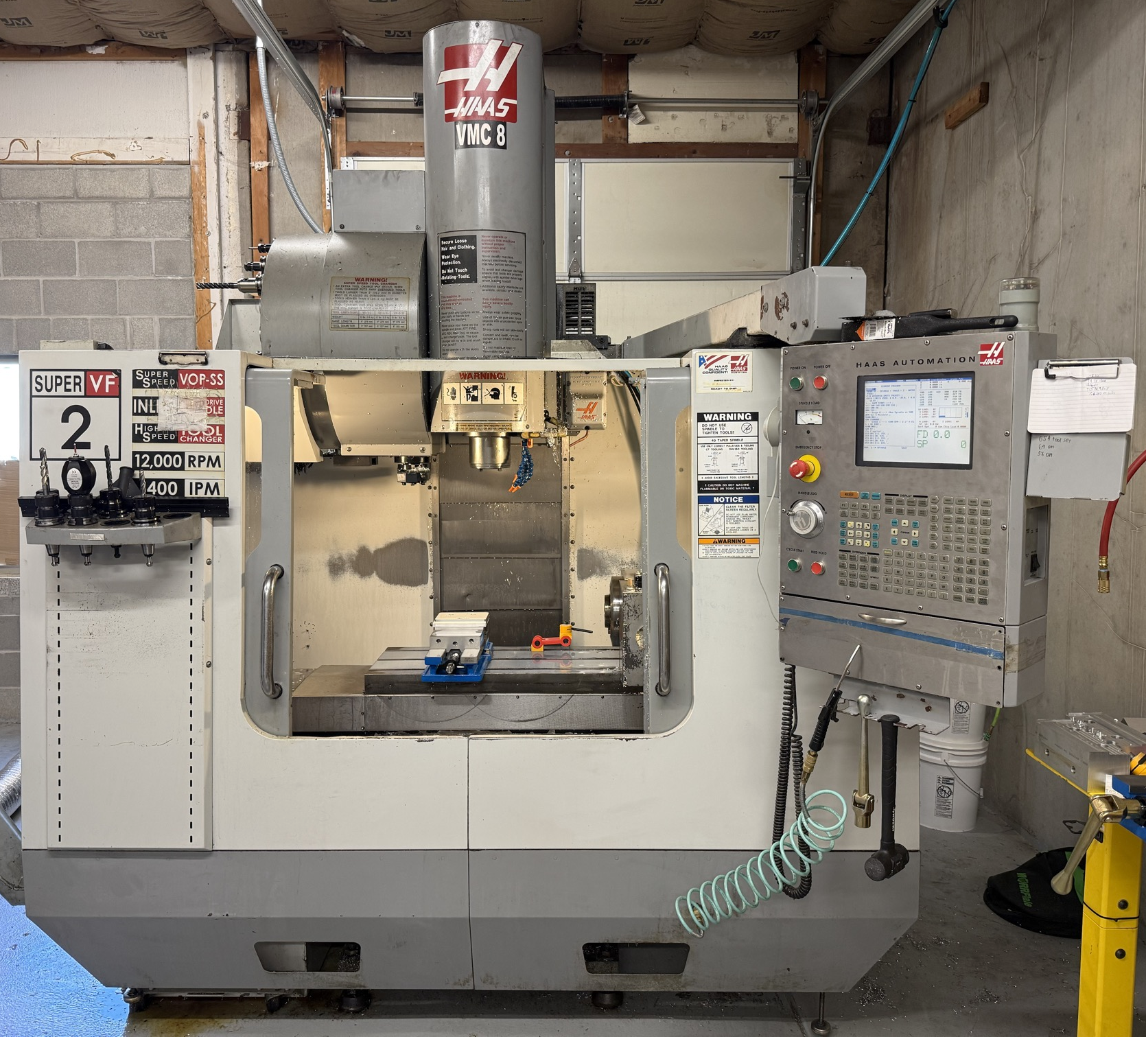 Odin CNC milling machine at Ricks Machining in Logan, Utah.