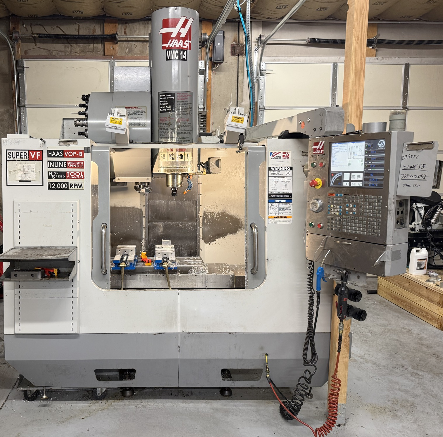Thor CNC milling machine at Ricks Machining in Logan, Utah.