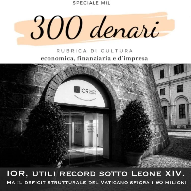 IOR, utili record sotto Leone XIV. Ma il deficit strutturale del Vaticano sfiora i 90 milioni