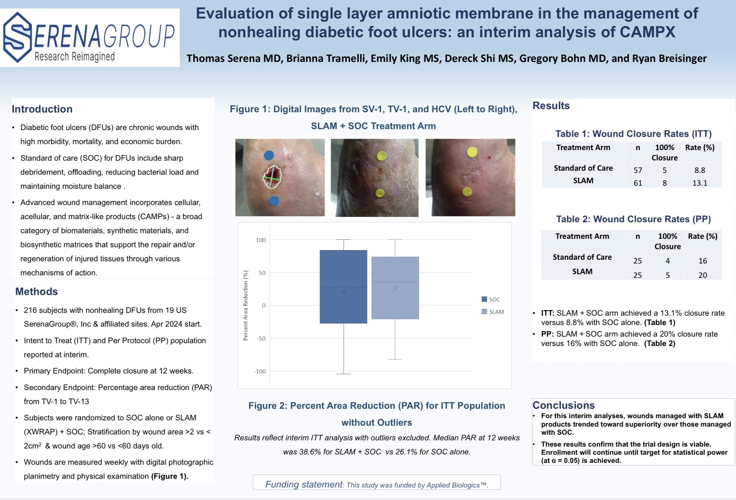 Man in a dark suit pointing at scientific research posters on a whiteboard during a conference.
