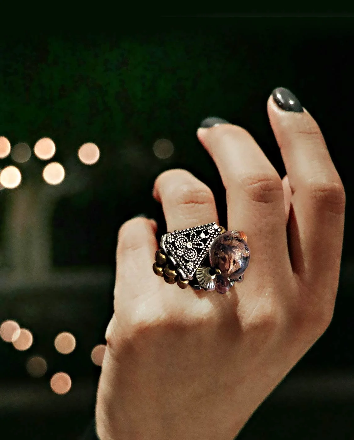 A ring as original as the soul who wears it