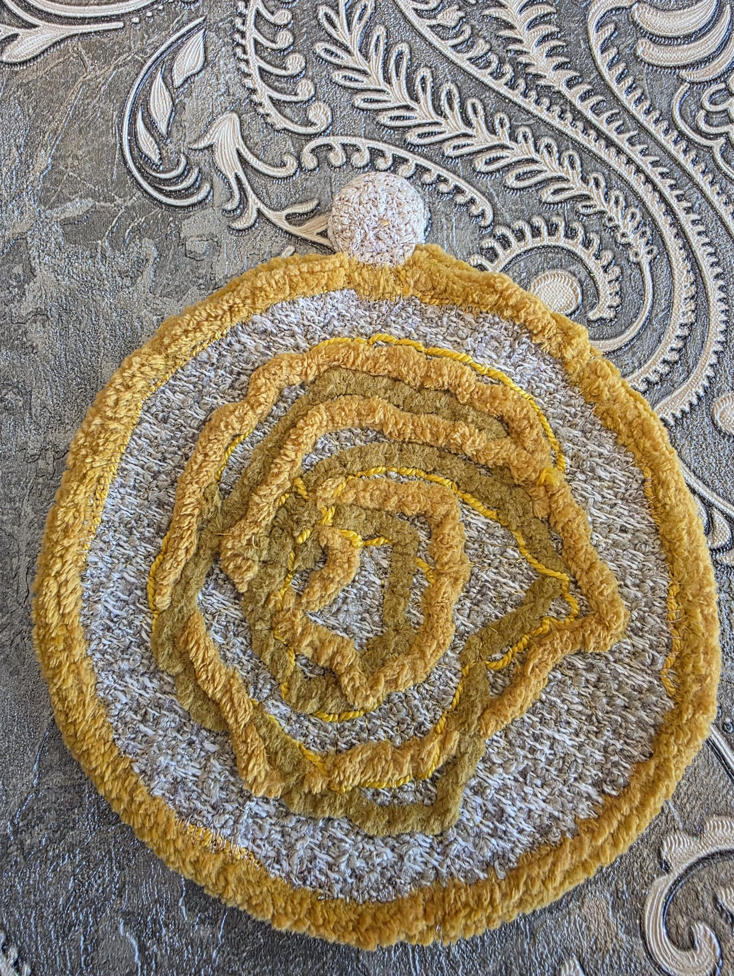 Handmade Round Fabric Pouch