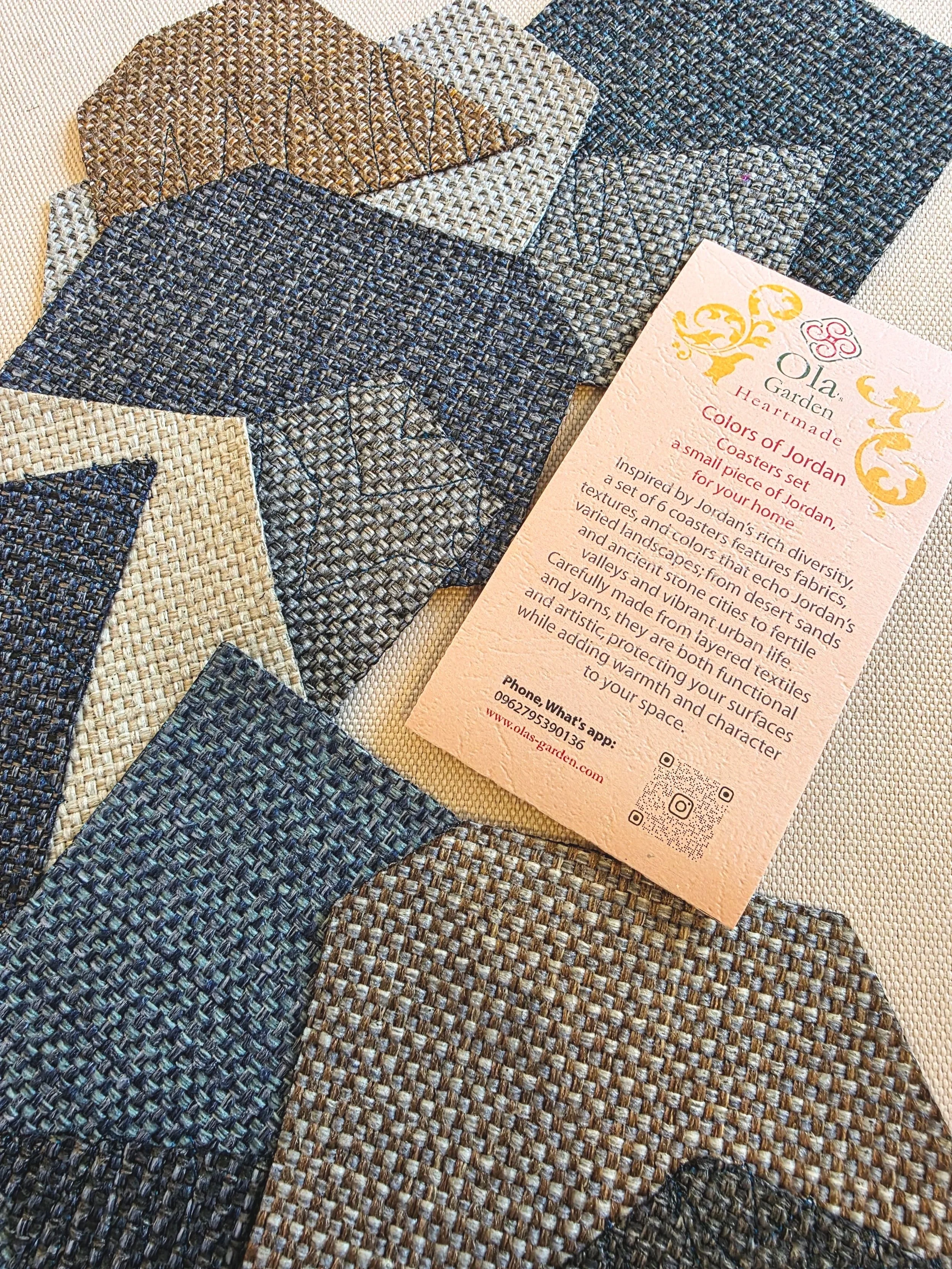 Colors of Jordan ... Handmade Coasters