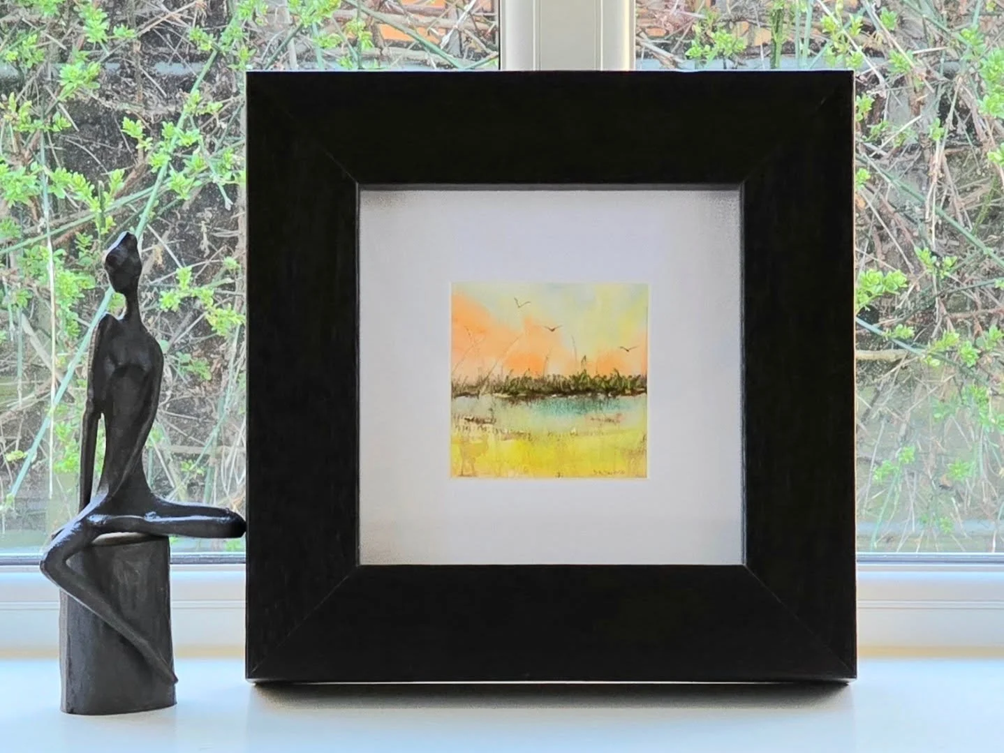 'Sunrise Alight'
Watercolour

Many thanks to @speedframelincoln for the stunning frame, which I did purchase about three years ago. The depth of the frame at 2.25" is super and solid.

Will be going into an Exhibition in May 2026.

#watercolour 