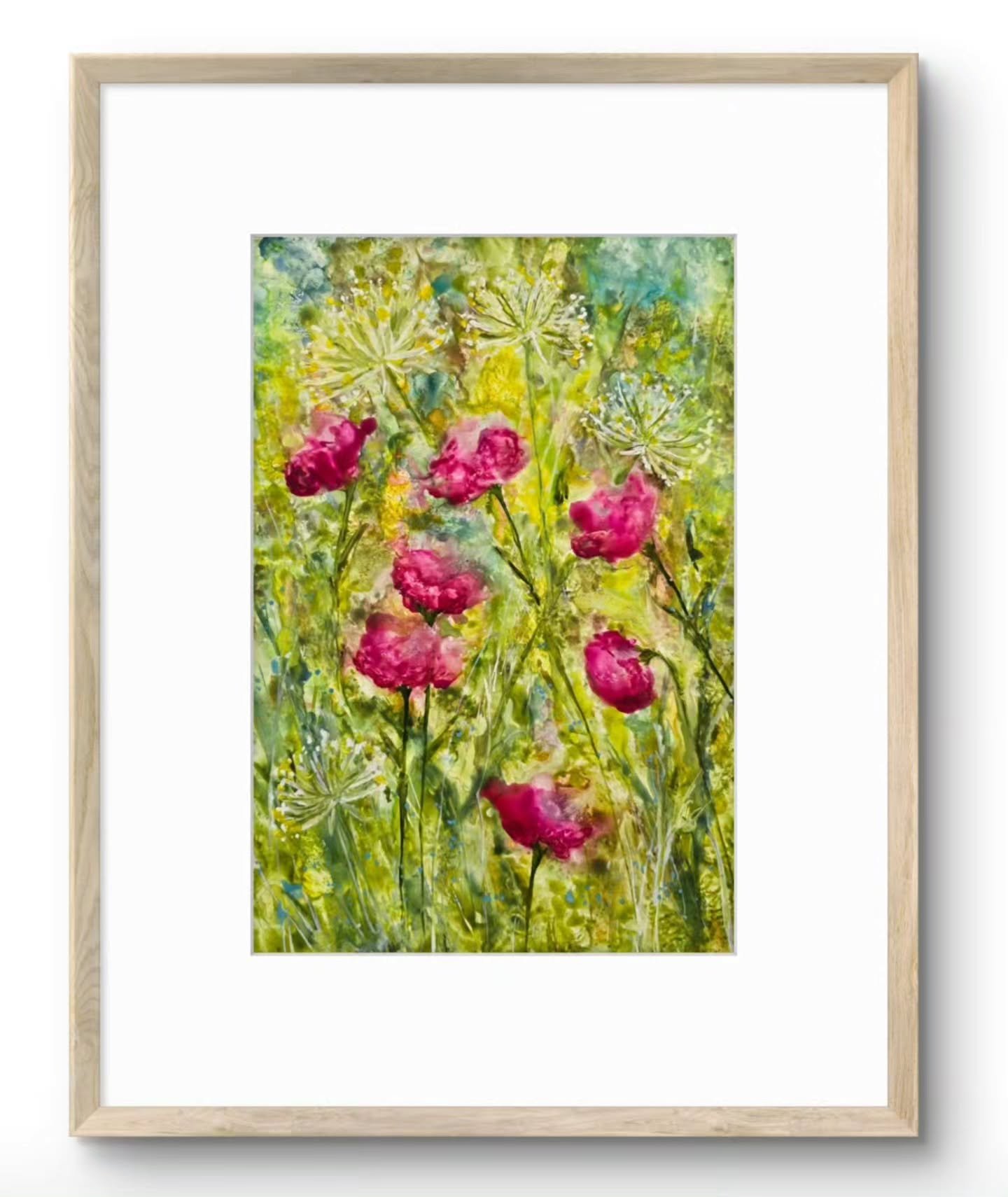 'Wild Elegance'
Mixed Media

An original painting of gentle magenta blooms, wild grasses and spatters of small flowers within, along with bullwort.

Website link in Bio.

#wildnature #wildmeadows #mothernaturesbeauty #originalartworks #lincolnshirear