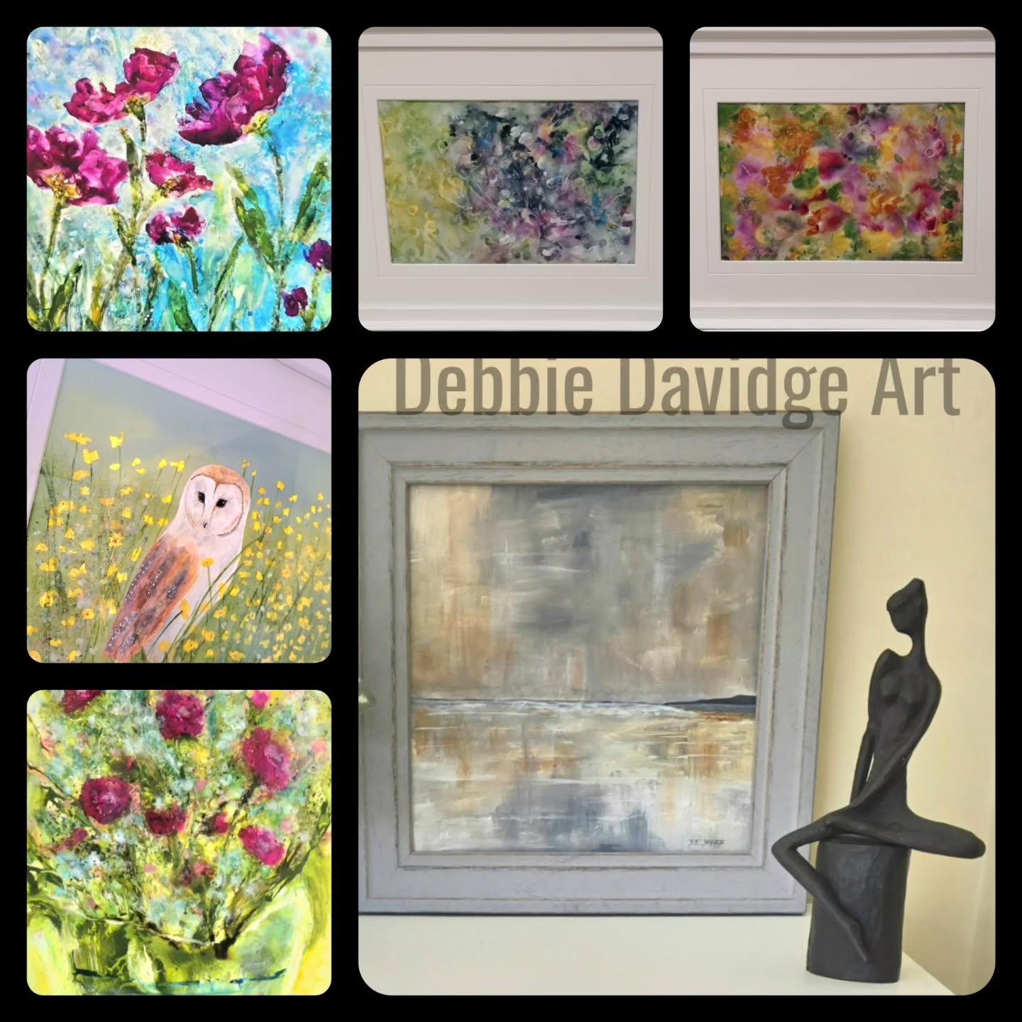 I am delighted that my artworks for the @creativelincsco_op Art Trail have now been hung at Venue 1, @the.rickyardgallery. Such a beautiful light, airy gallery in the lovely hamlet of Wickenby, Lincolnshire.

Along with 18 other artists exhibiting, t