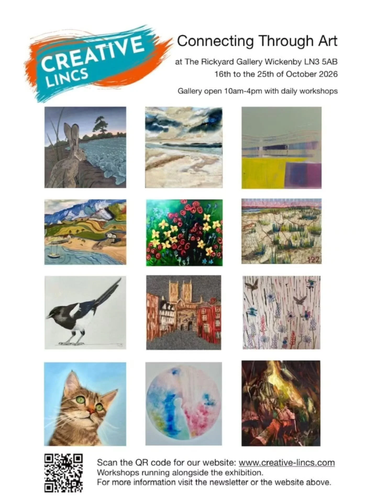 Looking forward to being a part of this Exhibition at the stunning location at @the.rickyardgallery. 

There will be other artists from the @creativelincsco_op exhibiting with fabulous artworks and much more.
#lincolnshireartists #artworksforsale #or