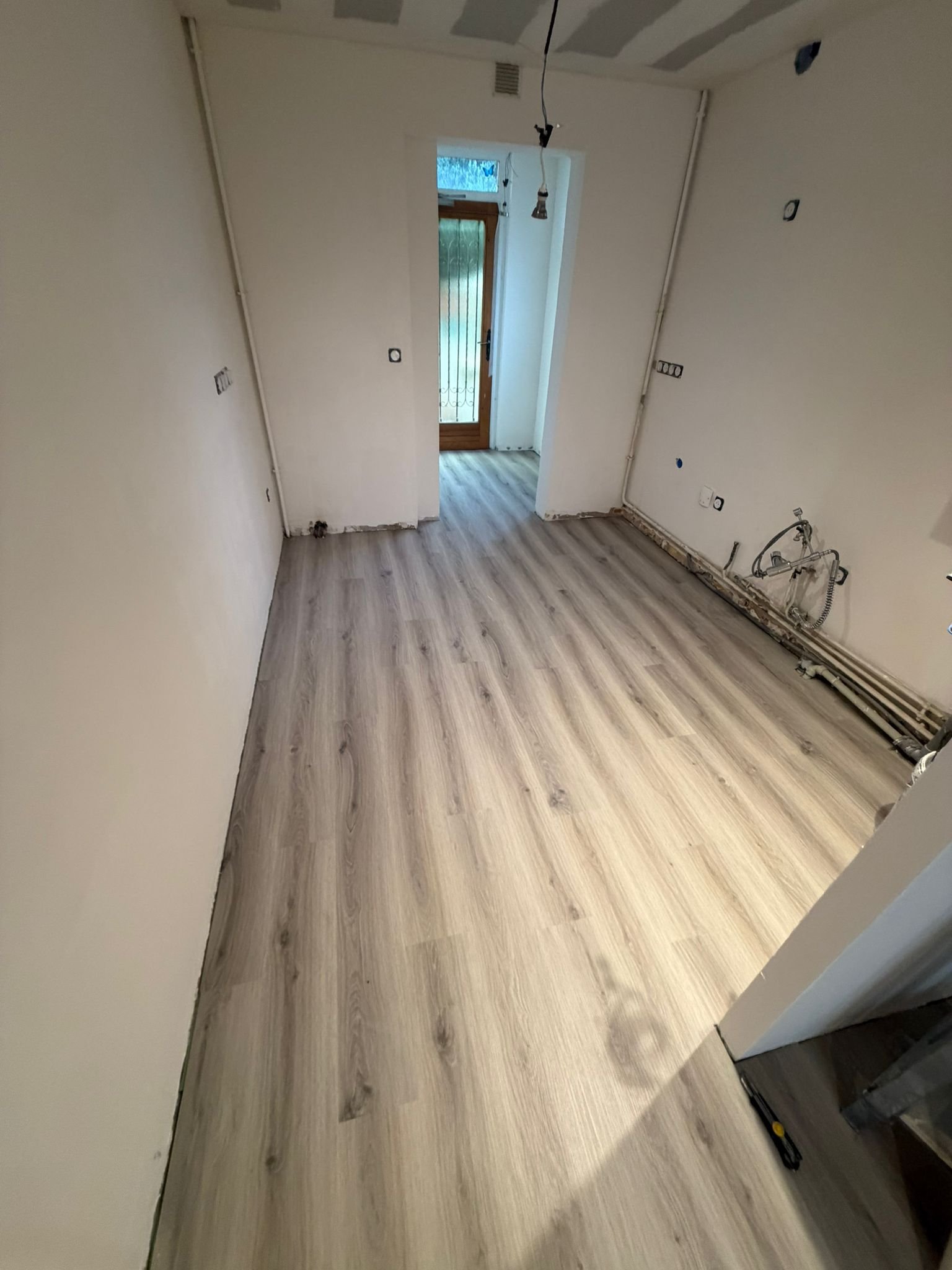 Pose de parquet flottant