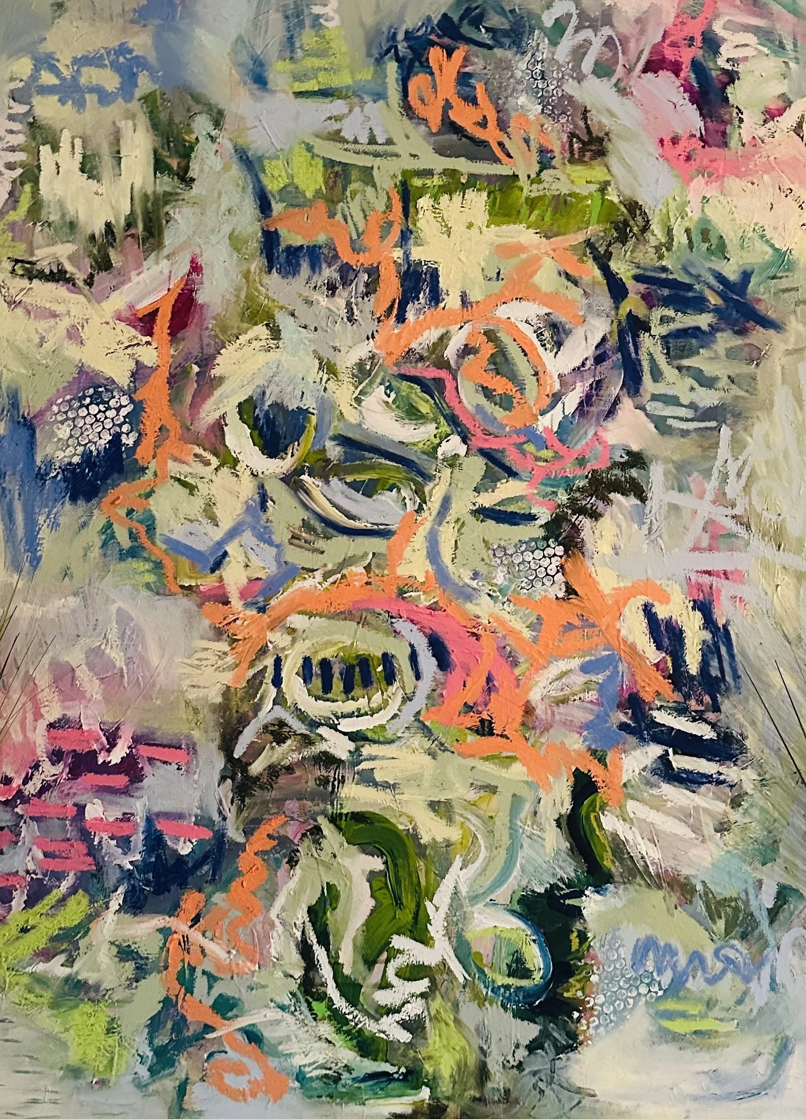 Electric Garden 36x48