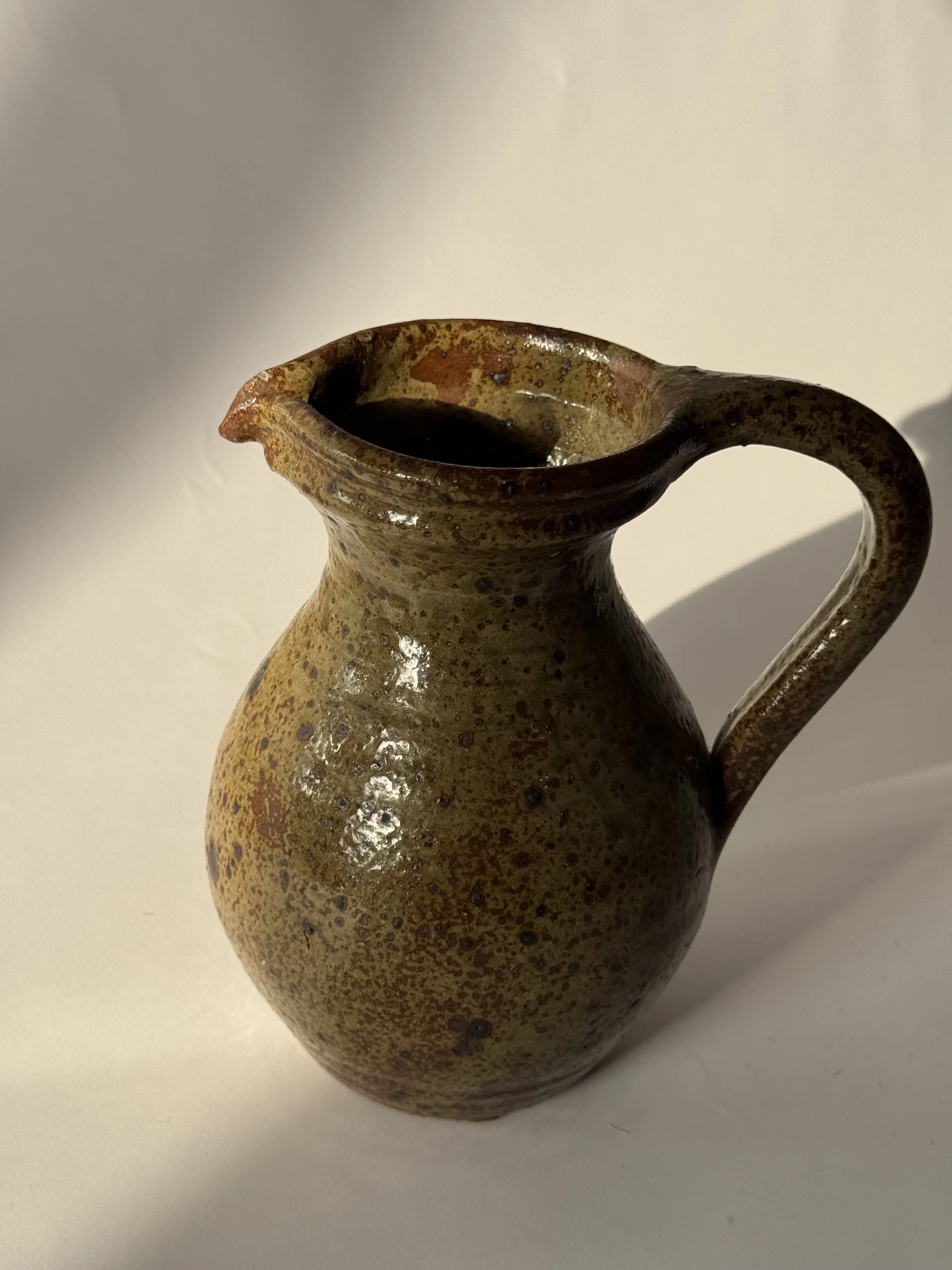 Glazed Ceramic Pitcher