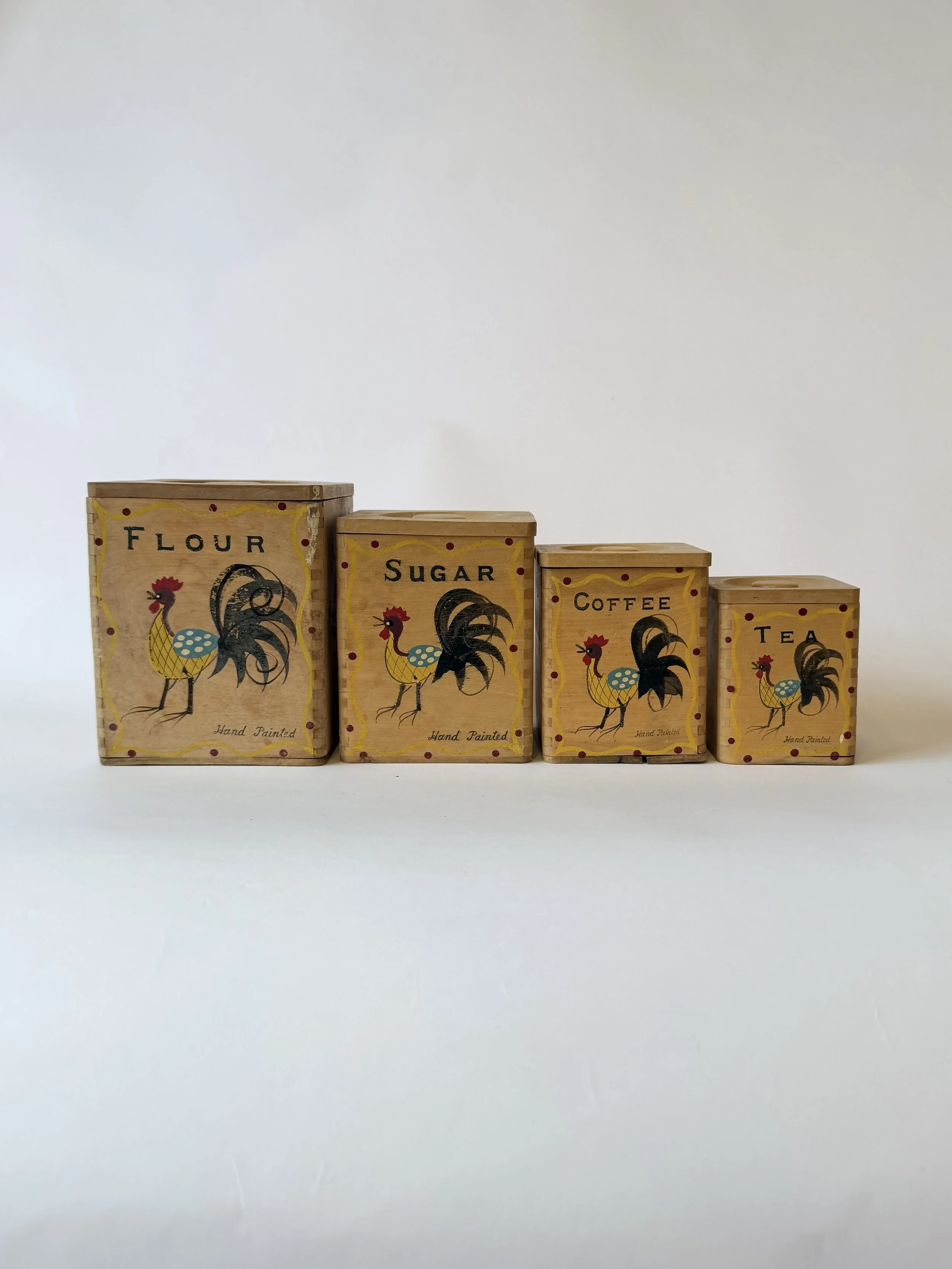 Rooster Canister Set