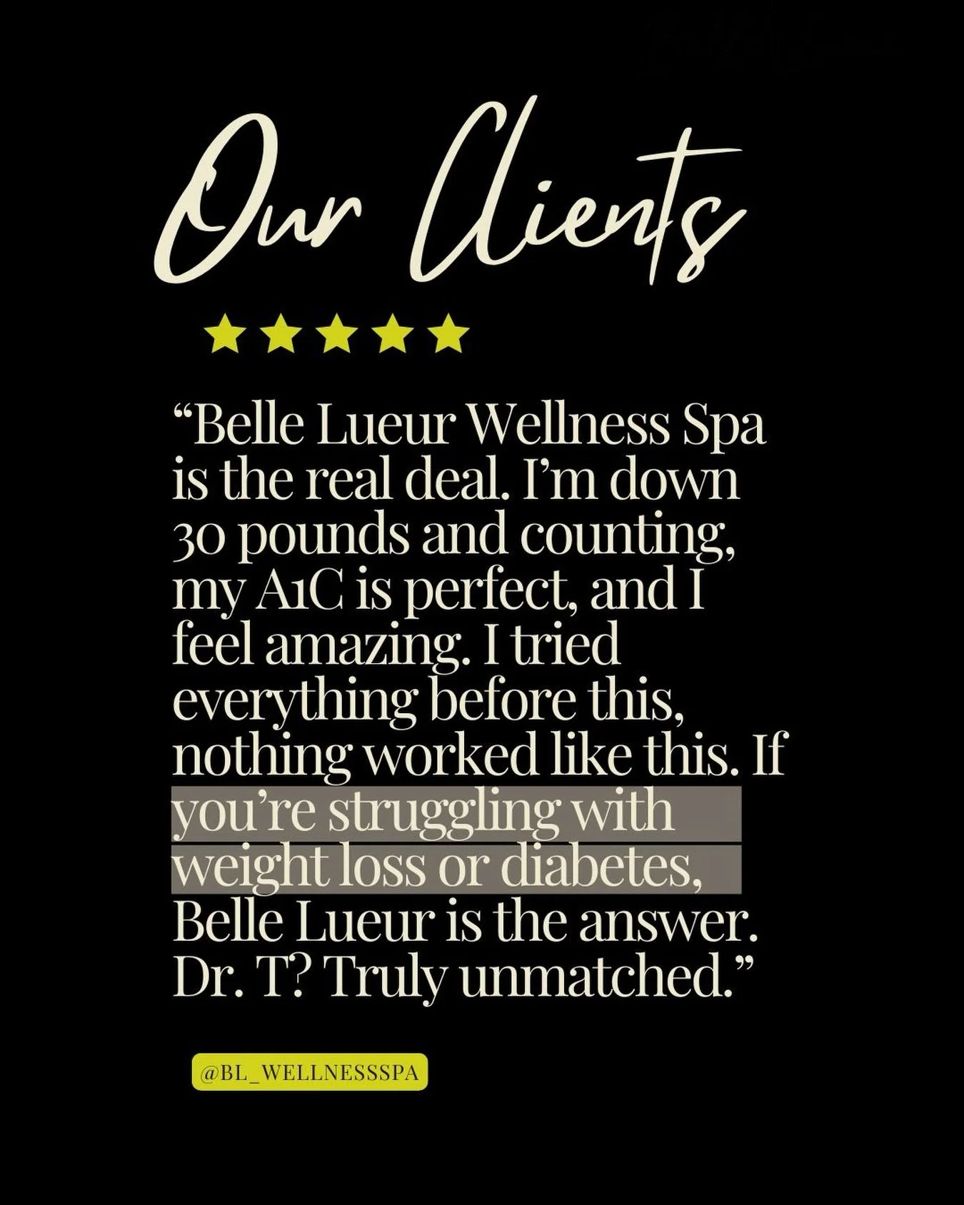 Thirty pounds down, A1C stabilized, and a renewed sense of energy isn&rsquo;t just a cosmetic win, it&rsquo;s a shift in quality of life. This isn&rsquo;t about trends or shortcuts. It&rsquo;s about improving your health, restoring balance, and feeli